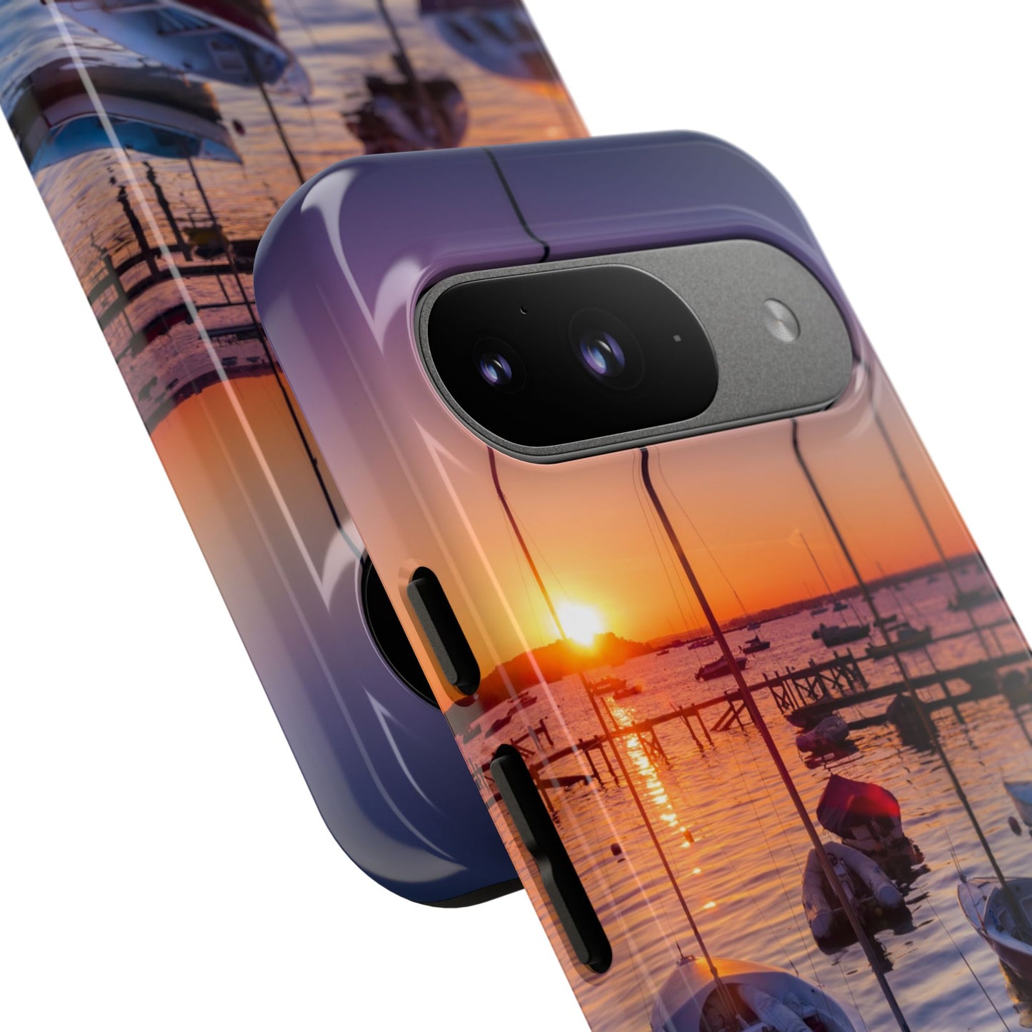 Fortune Favors the Bold: Sunset Sail Phone Case for iPhone, Samsung Galaxy and Google Pixel devices