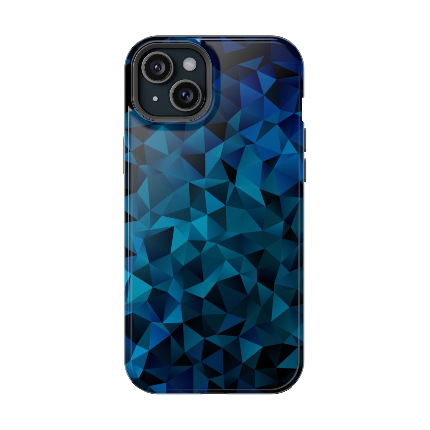 Blue Diamonds (MagSafe version): Elegant phone case for iPhone