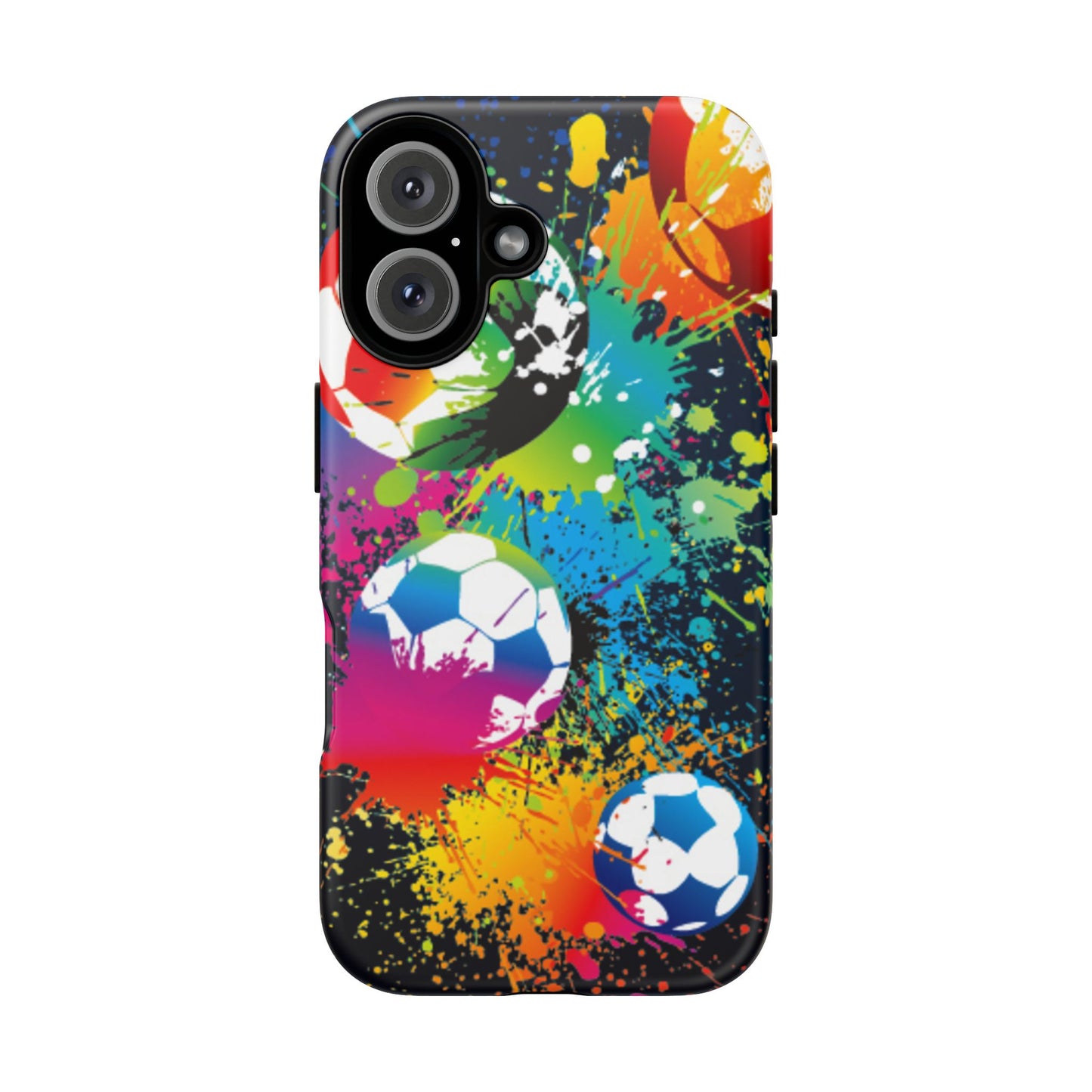 Footballer's Phone Case: Vibrant Case for iPhone, Samsung Galaxy and Google Pixel devices