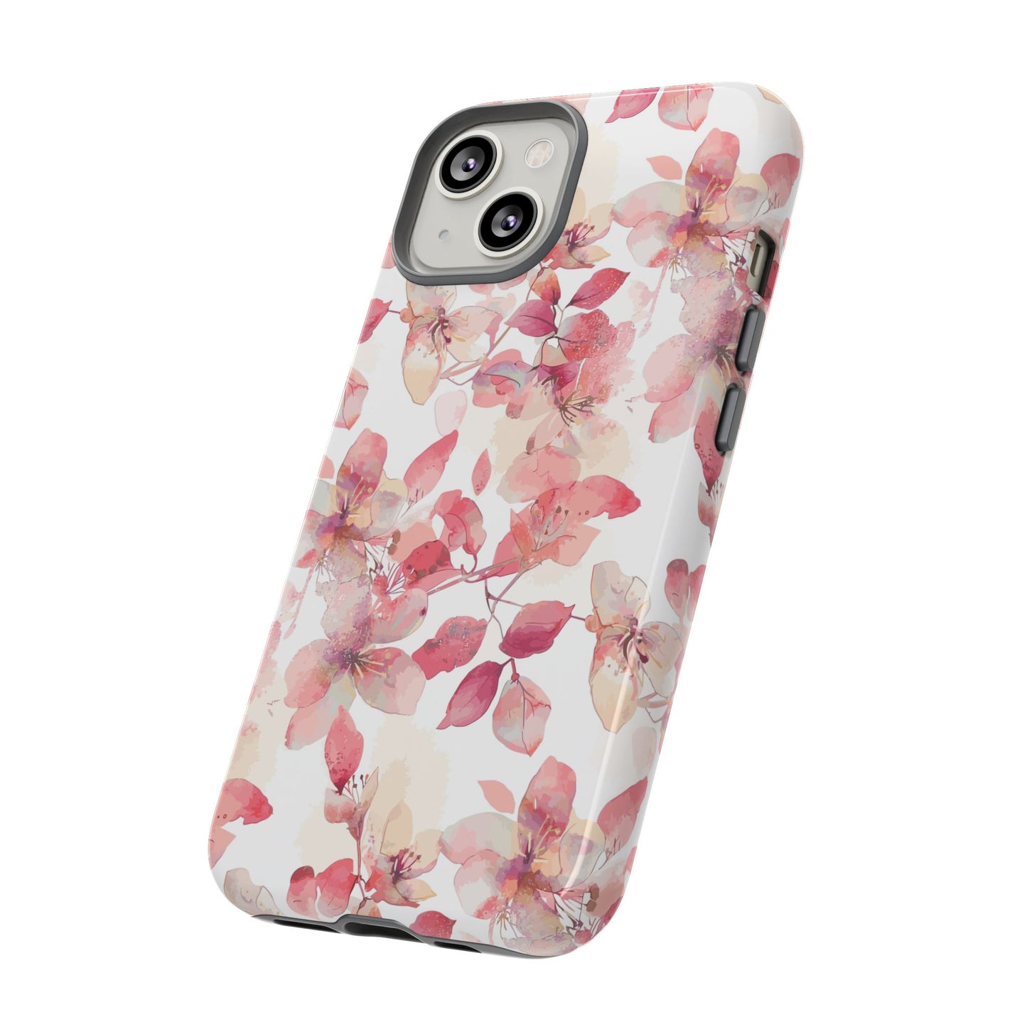 Watercolor Flowers: Tough Case for iPhone, Samsung Galaxy and Google Pixel devices