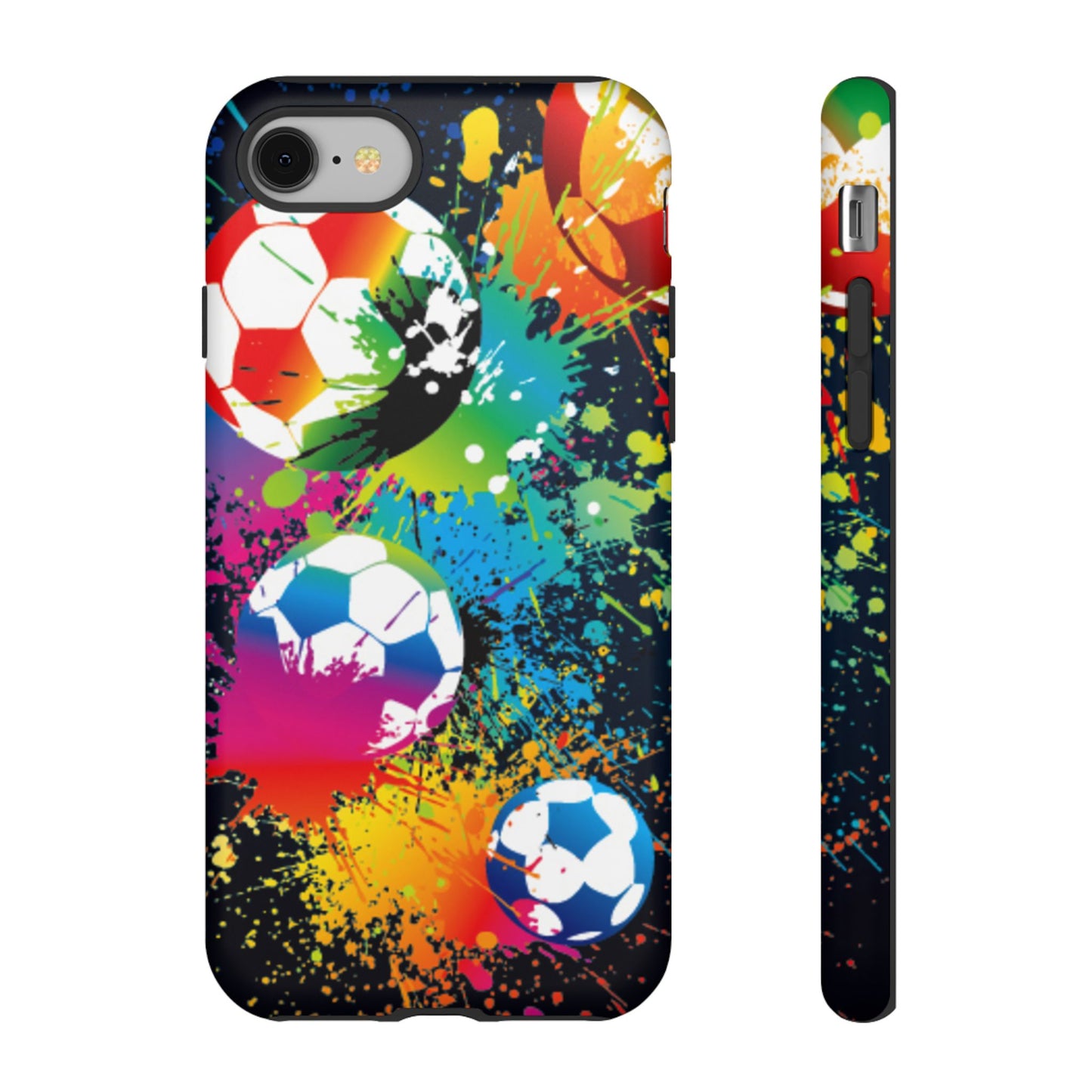Footballer's Phone Case: Vibrant Case for iPhone, Samsung Galaxy and Google Pixel devices
