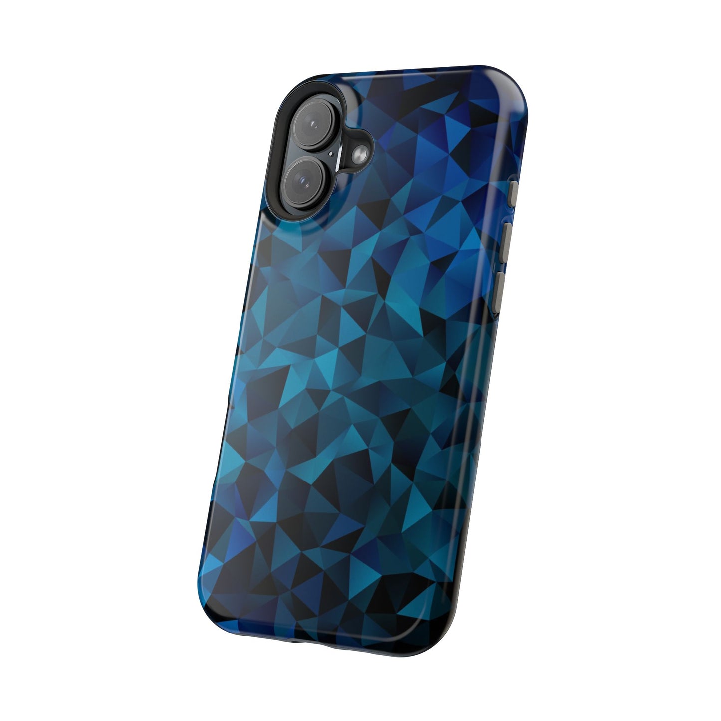 Blue Diamonds (MagSafe version): Elegant phone case for iPhone