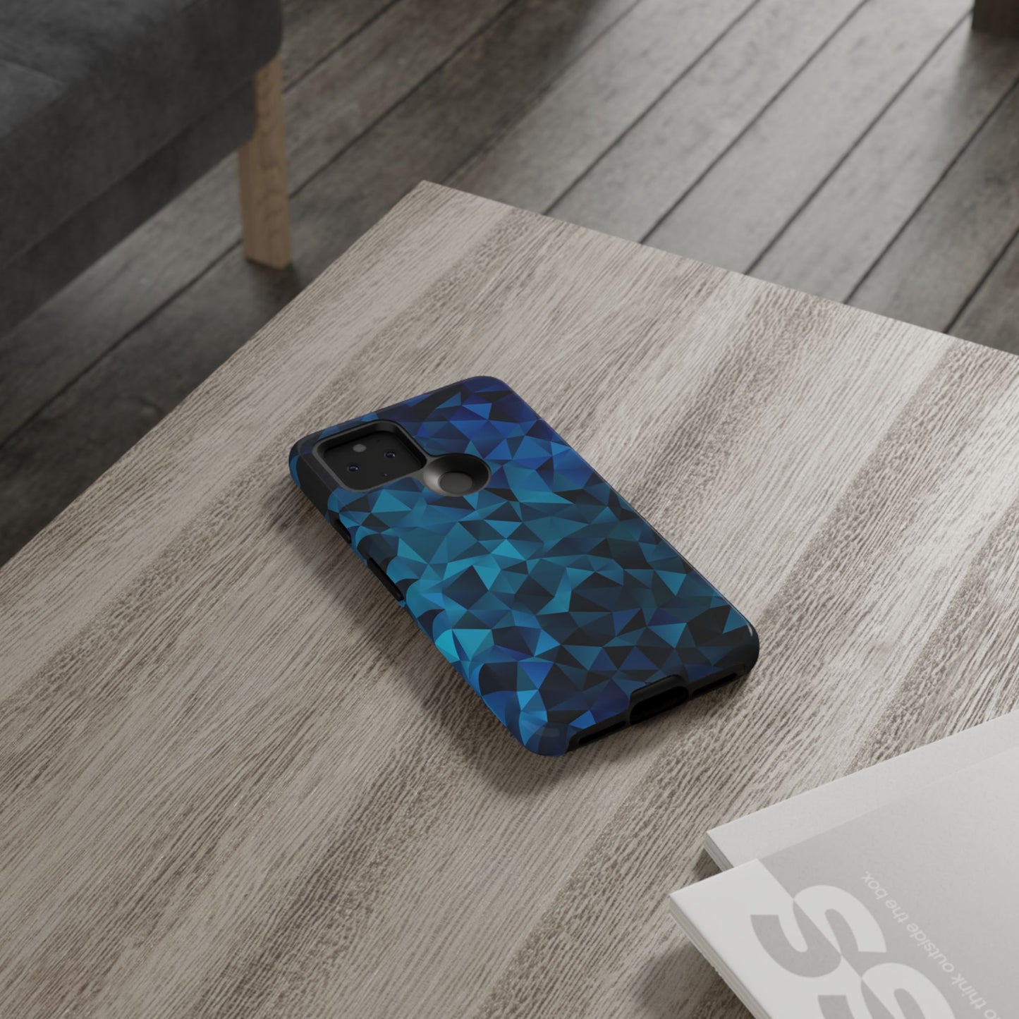 Blue Diamonds: Phone Case with Elegant Prints for iPhone, Samsung Galaxy and Google Pixel devices