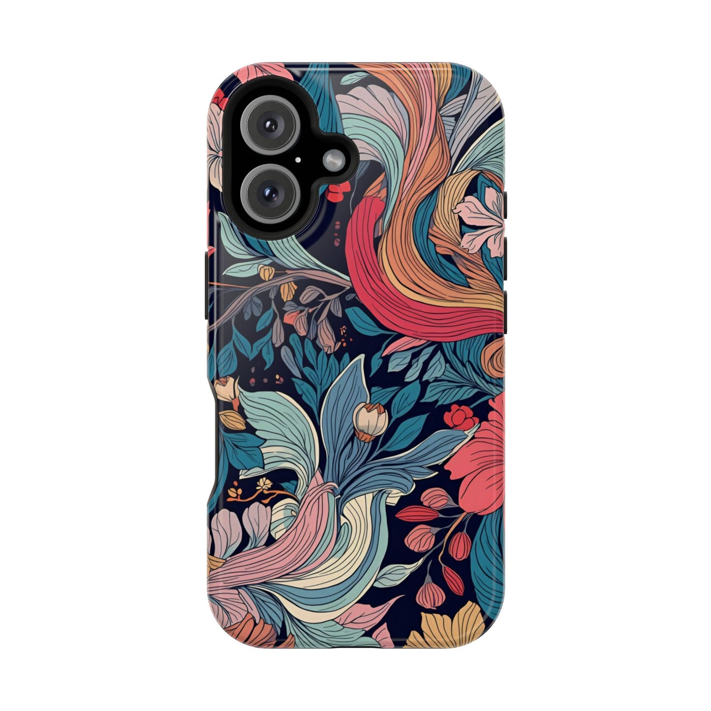 Floral Charm (MagSafe version): Fashion Phone Case for iPhone