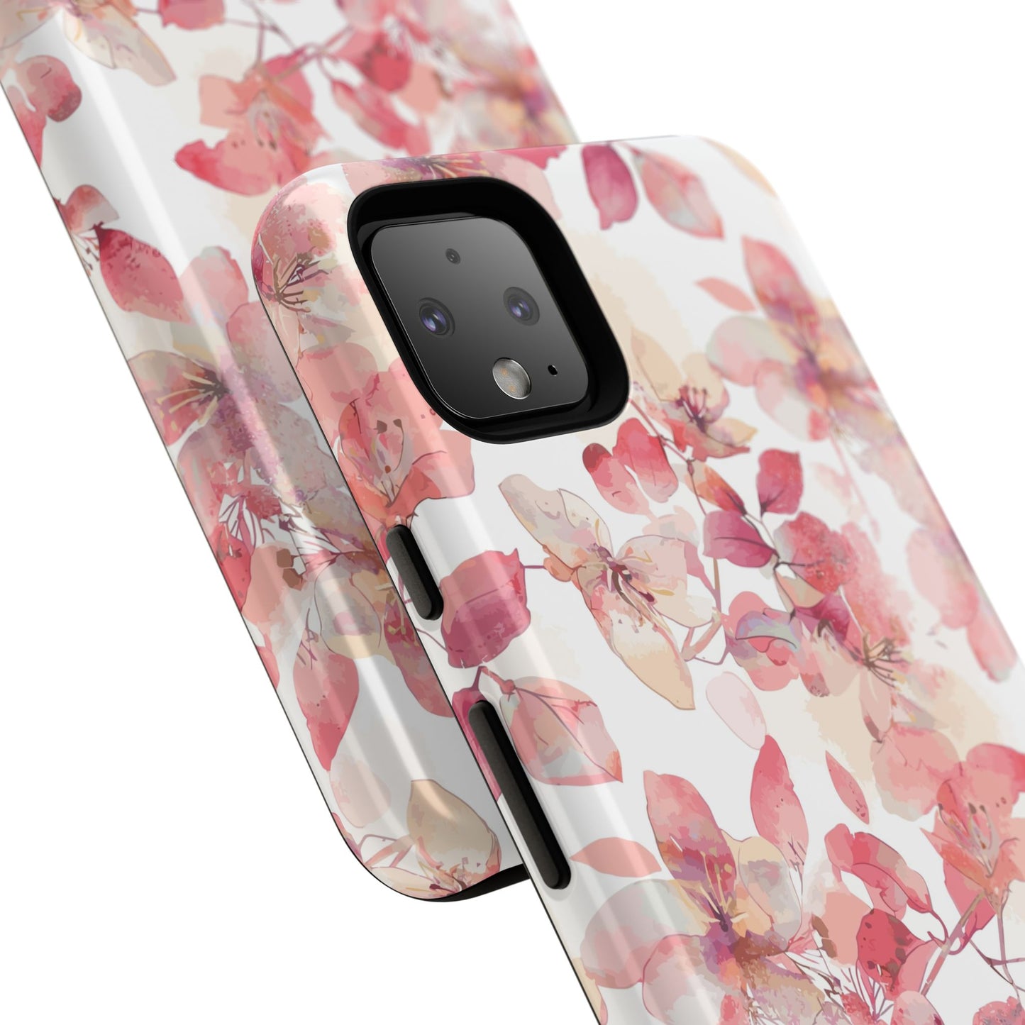Watercolor Flowers: Tough Case for iPhone, Samsung Galaxy and Google Pixel devices