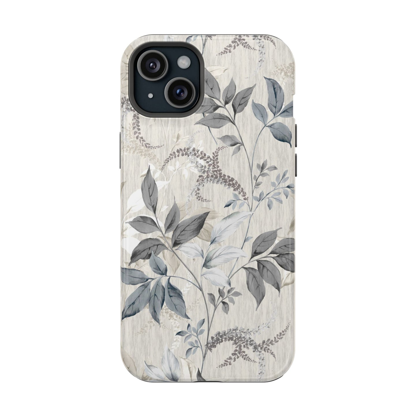 Luxury Leaves (MagSafe version): Artistic case for iPhone, Samsung Galaxy and Google Pixel