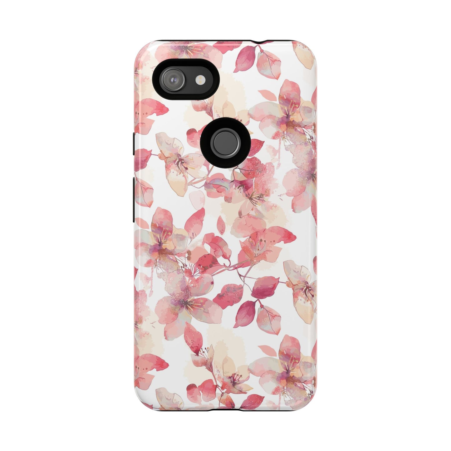 Watercolor Flowers: Tough Case for iPhone, Samsung Galaxy and Google Pixel devices