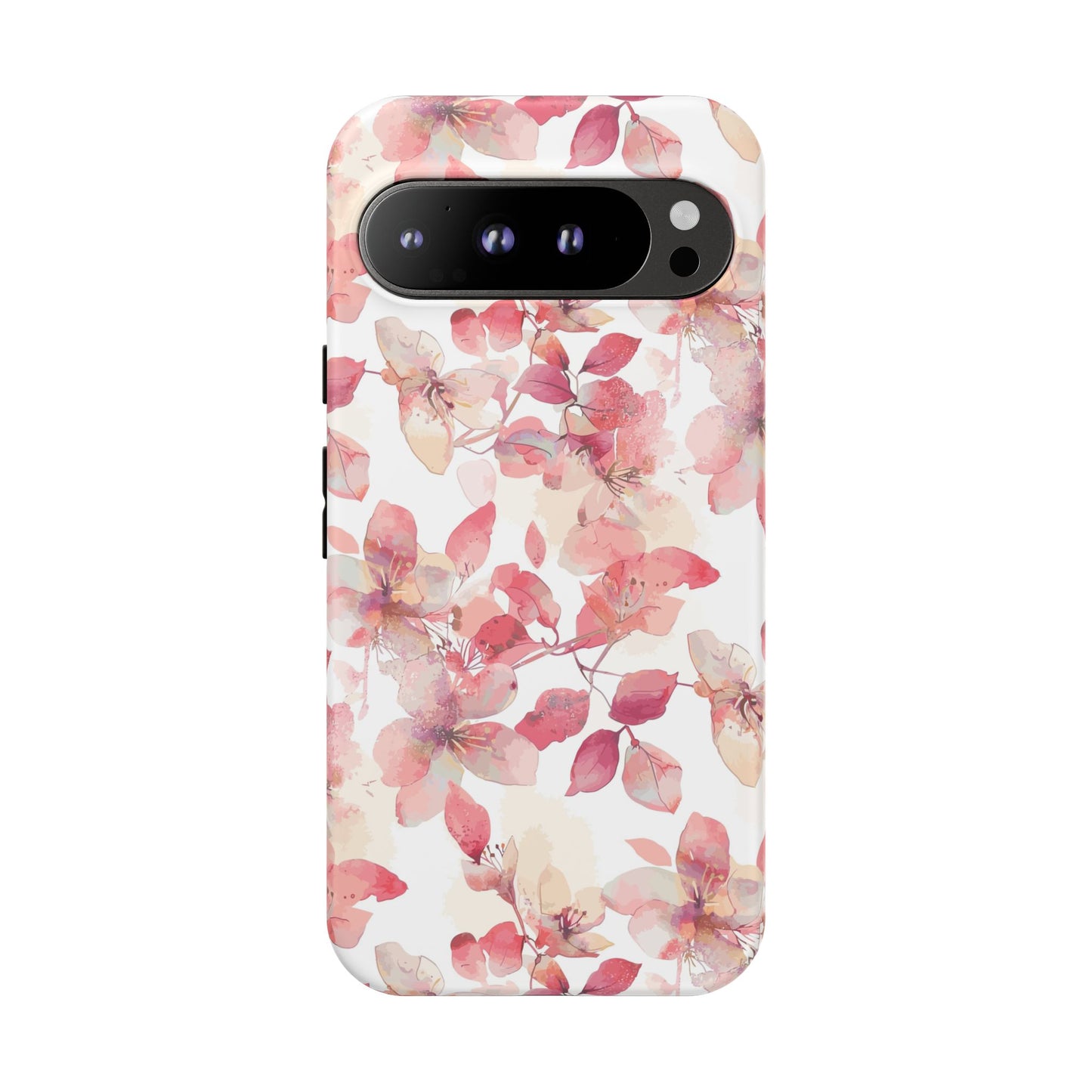 Watercolor Flowers: Tough Case for iPhone, Samsung Galaxy and Google Pixel devices