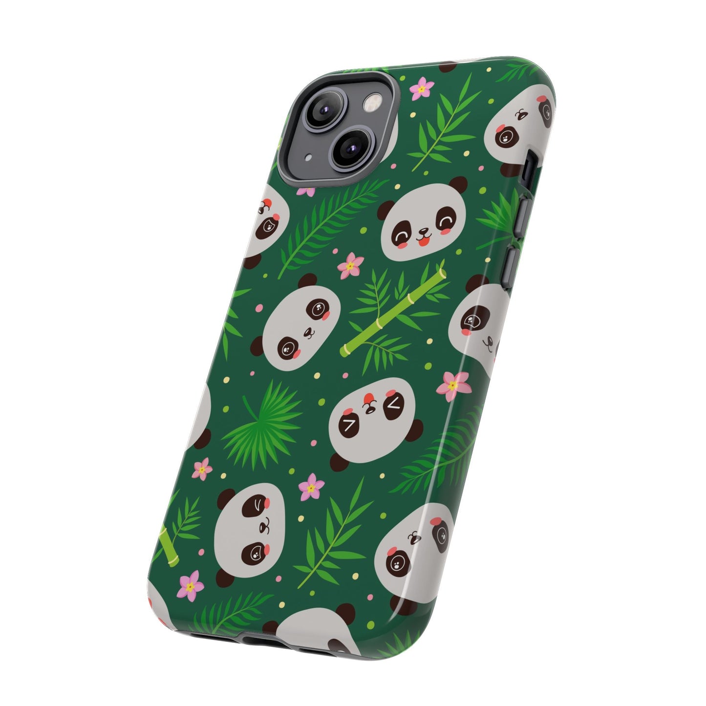 Cute Panda: Tough Case for iPhone, Samsung Galaxy and Google Pixel devices