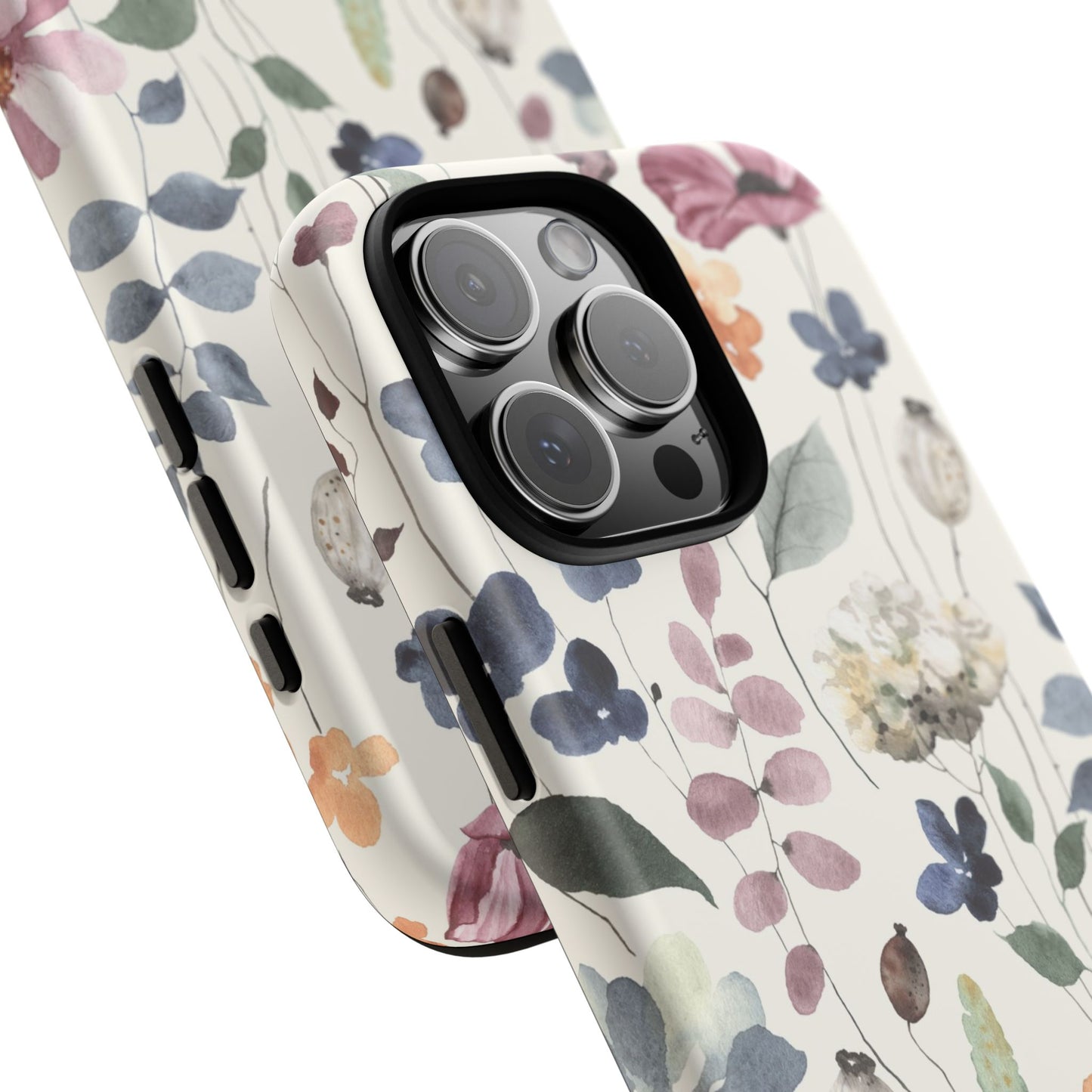 Floral prints phone case for iPhone, Samsung Galaxy and Pixel devices