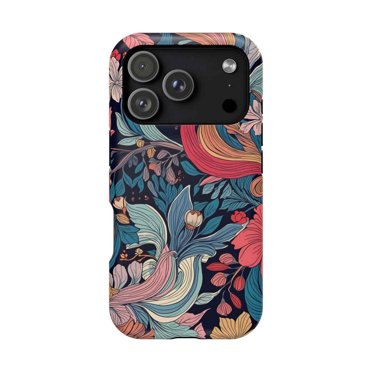 Floral Charm (MagSafe version): Fashion Phone Case for iPhone