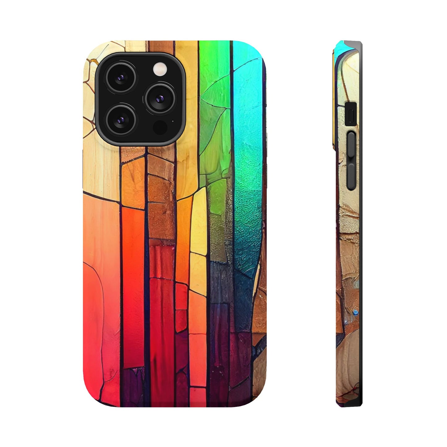 Stained Glass Design MagSafe Case for iPhone