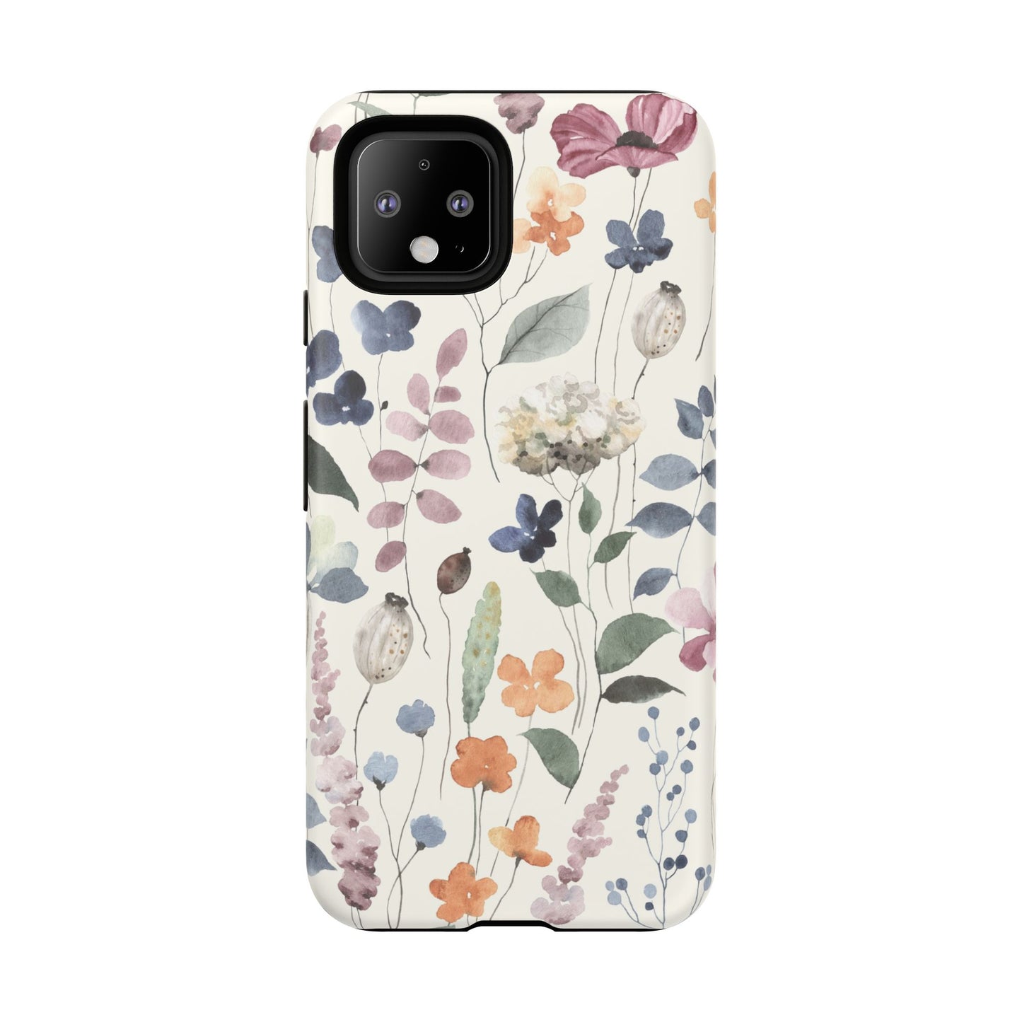 Floral prints phone case for iPhone, Samsung Galaxy and Pixel devices