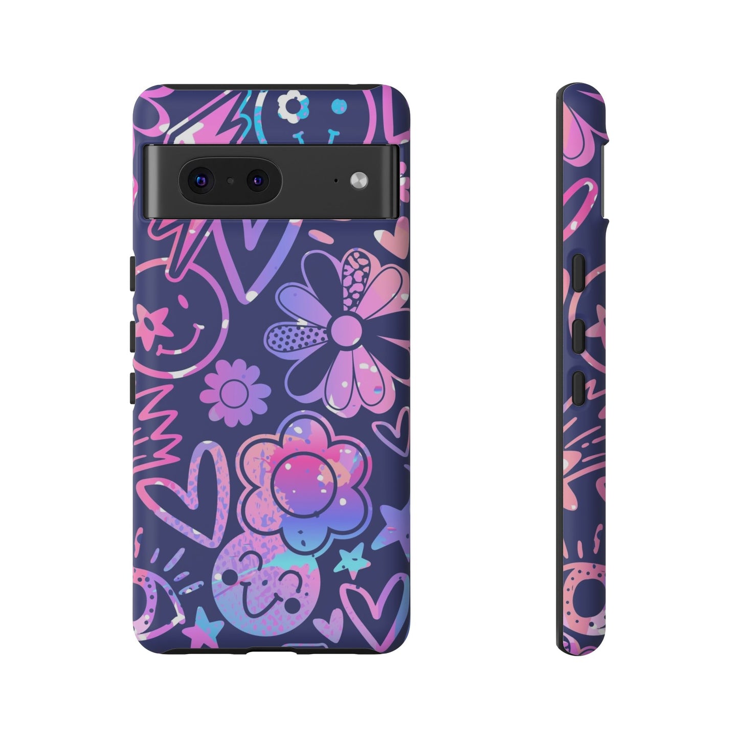 Live Inspired: Purple Tough Case for iPhone, Samsung Galaxy and Google Pixel devices