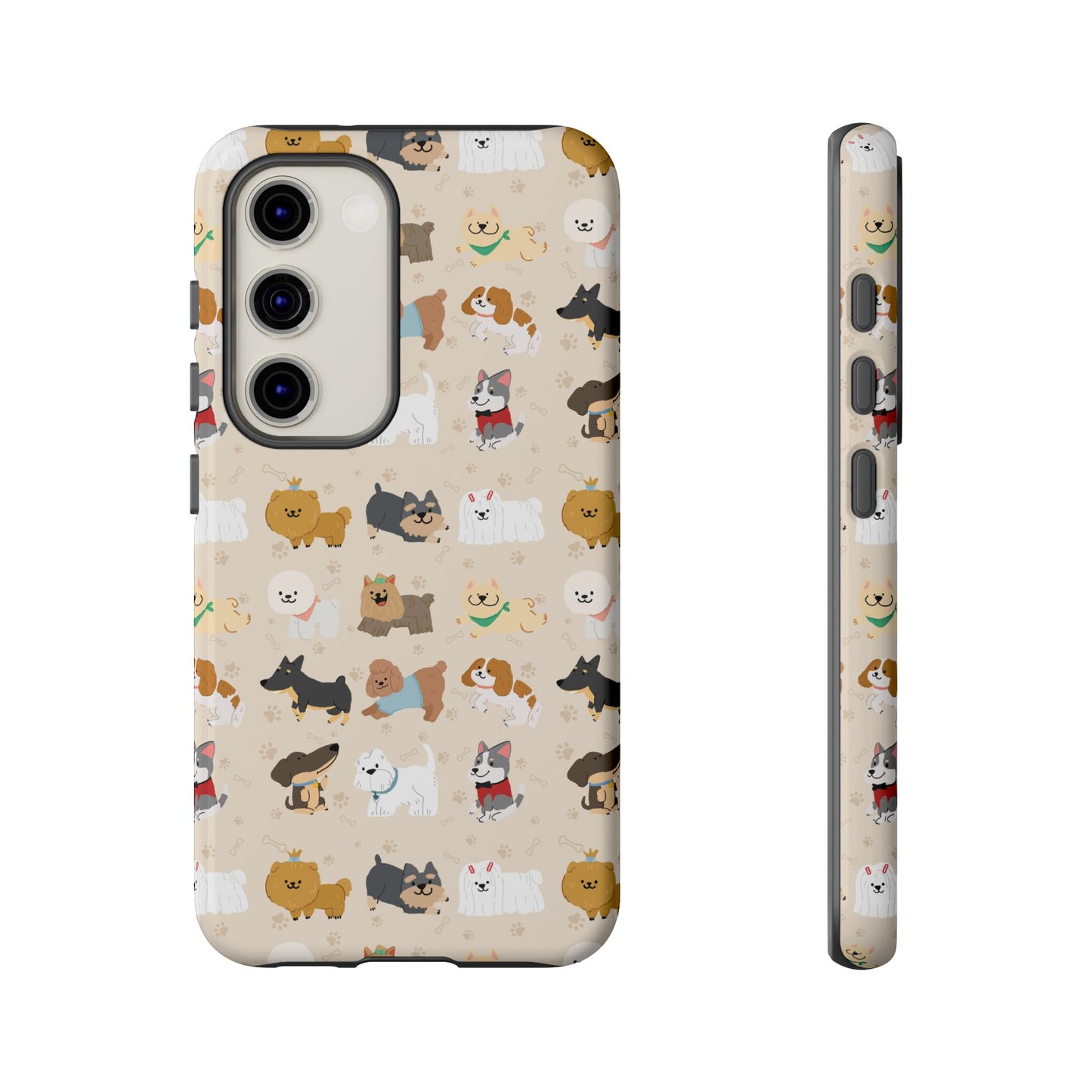 Cute Dogs: Tough Case for iPhone, Samsung Galaxy and Google Pixel devices