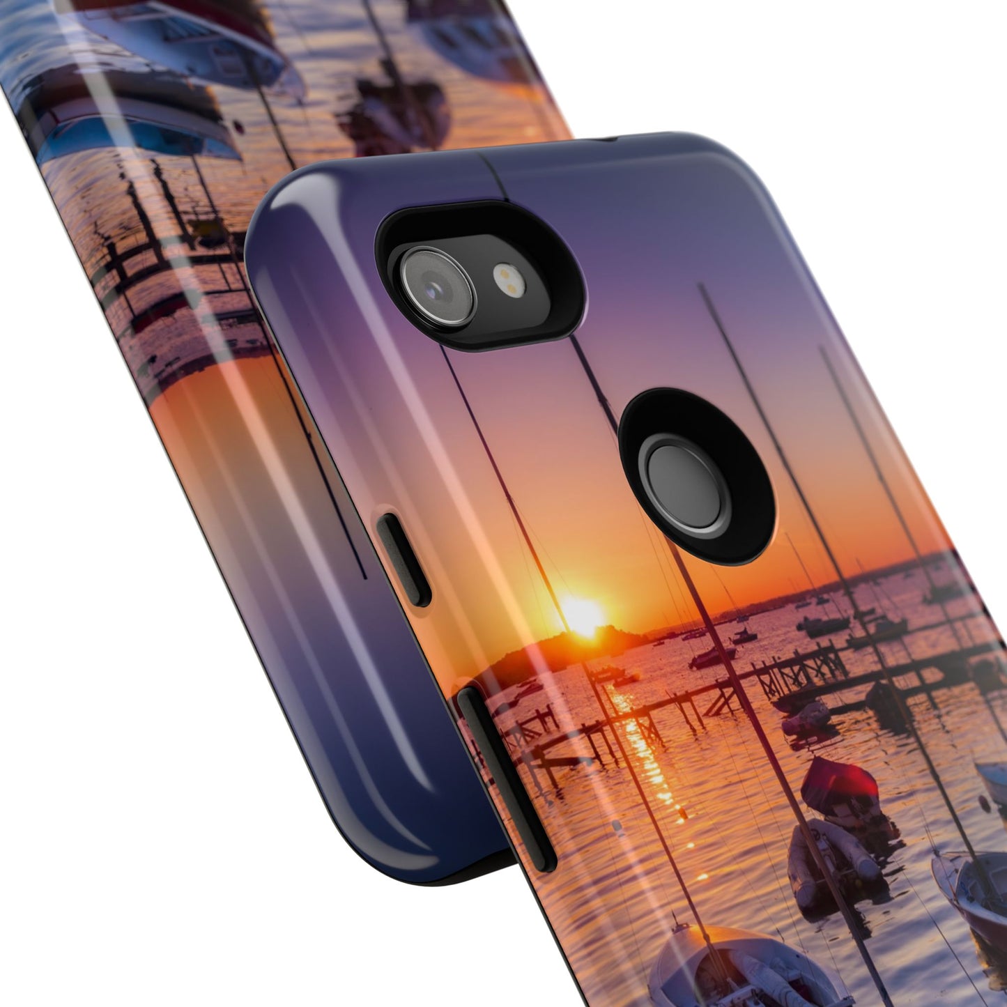 Fortune Favors the Bold: Sunset Sail Phone Case for iPhone, Samsung Galaxy and Google Pixel devices