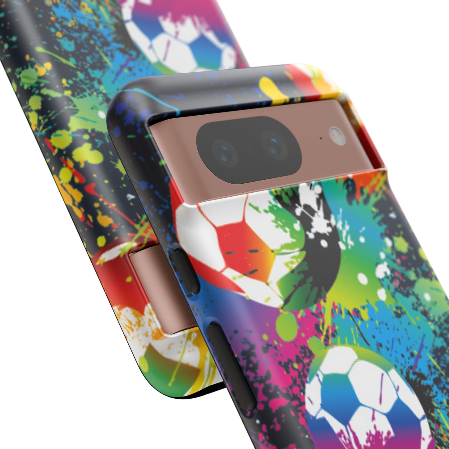 Footballer's Phone Case: Vibrant Case for iPhone, Samsung Galaxy and Google Pixel devices