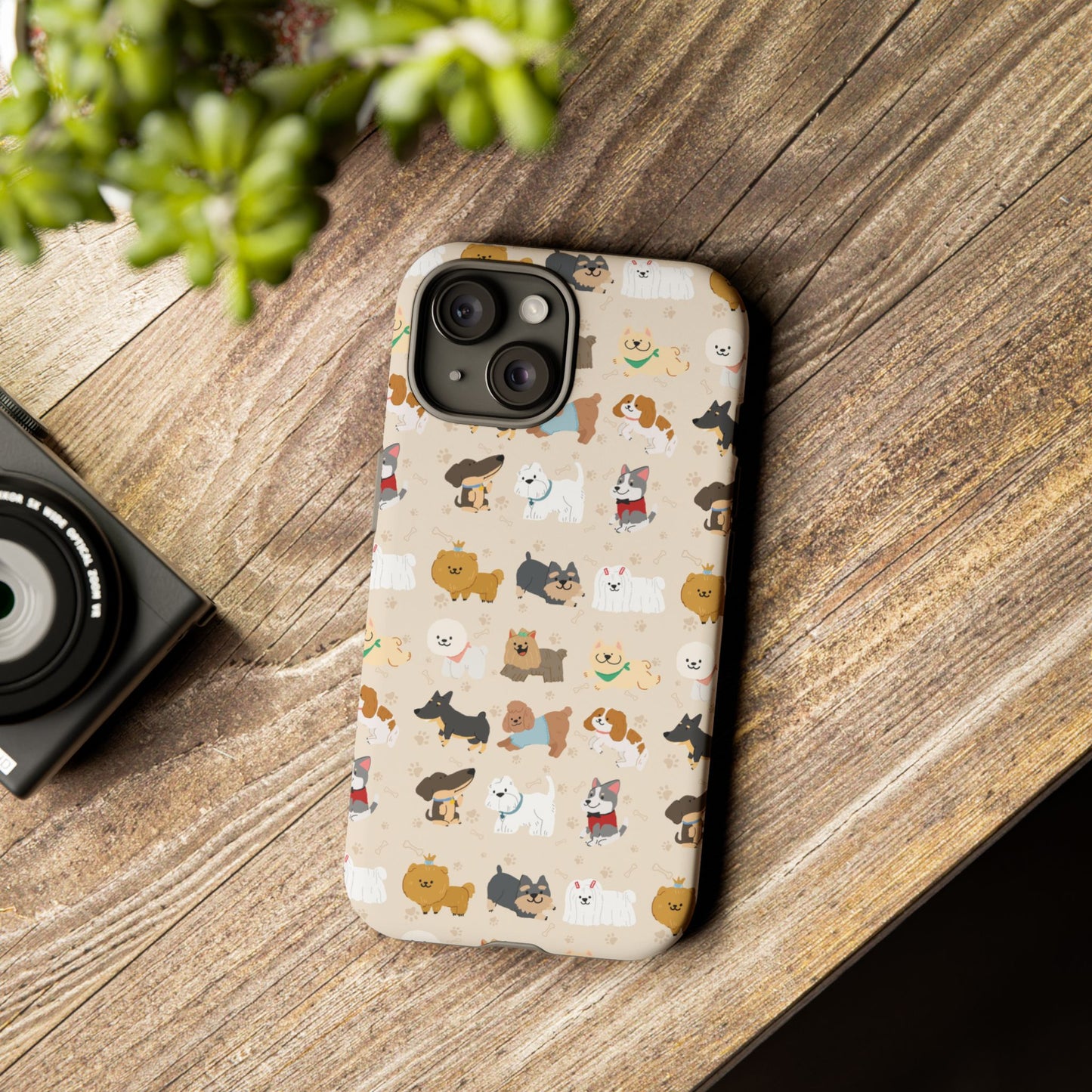 Cute Dogs: Tough Case for iPhone, Samsung Galaxy and Google Pixel devices