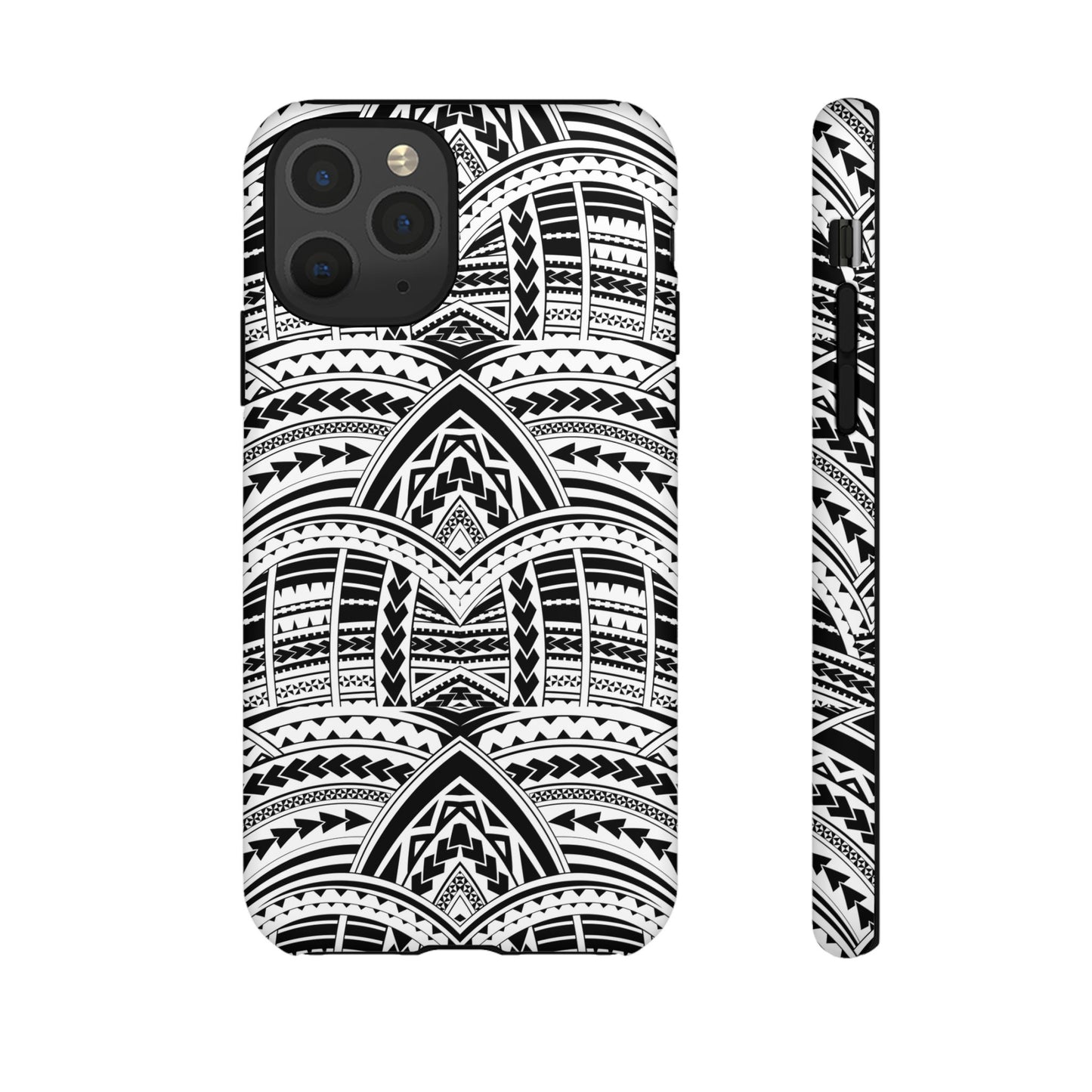 Tatoeage: telefoonhoesje met tribalpatroon voor iPhone, Samsung Galaxy en Google Pixel