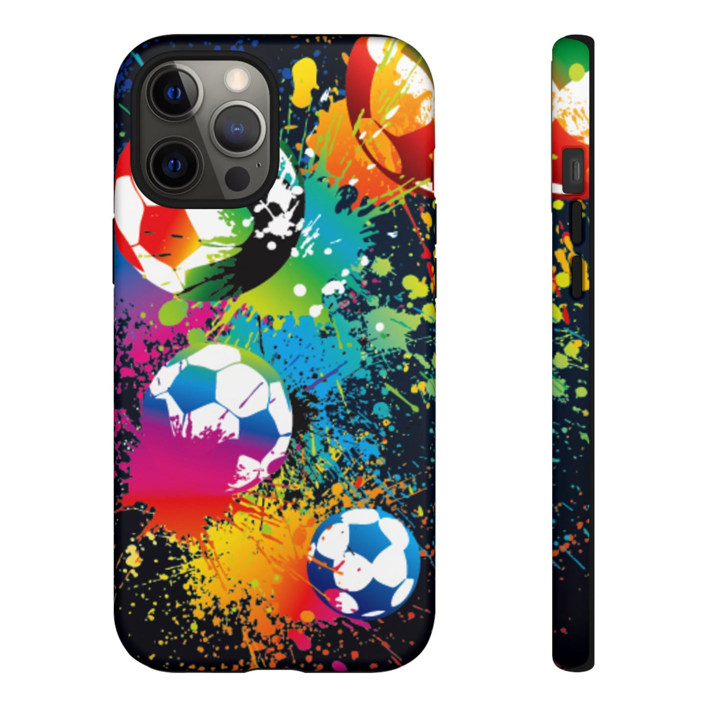 Footballer's Phone Case: Vibrant Case for iPhone, Samsung Galaxy and Google Pixel devices