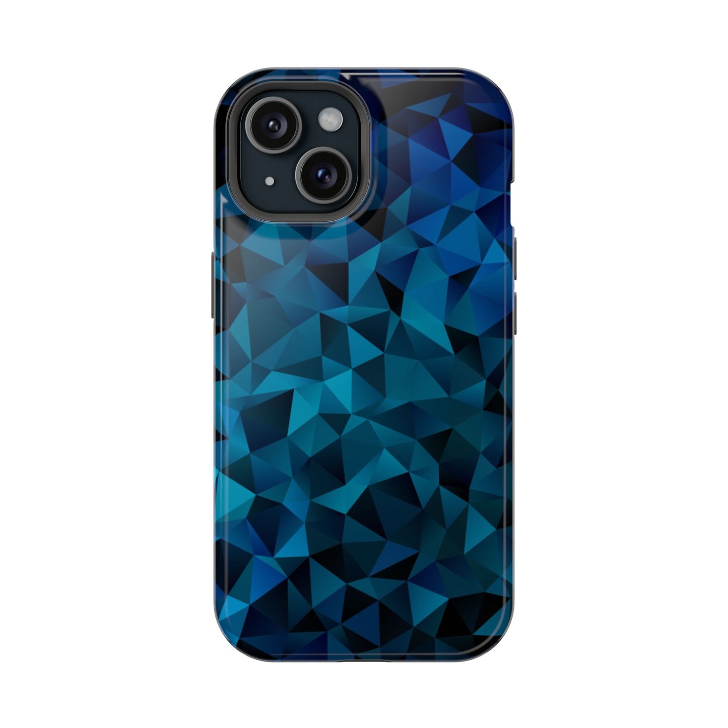 Blue Diamonds (MagSafe version): Elegant phone case for iPhone