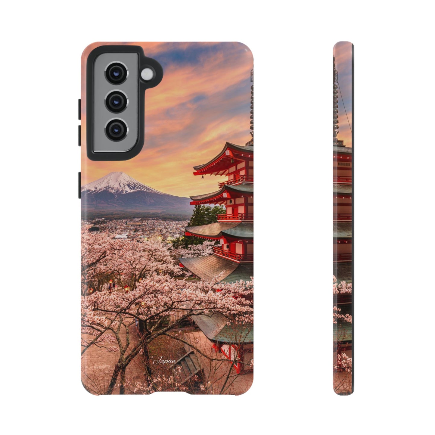 Cherry Blossoms Mt. Fuji phone case for iPhone, Galaxy and Pixel devices