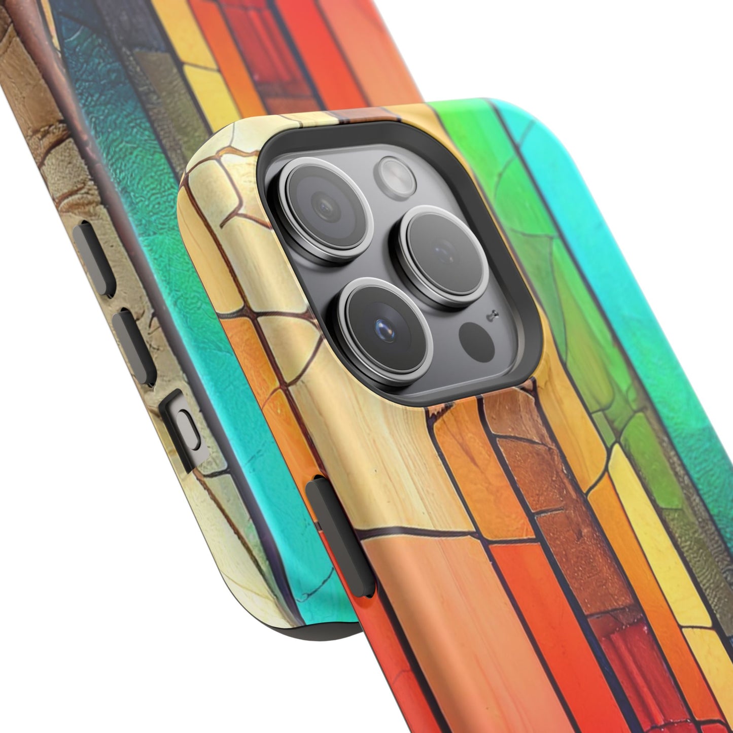 Stained Glass Design MagSafe Case for iPhone