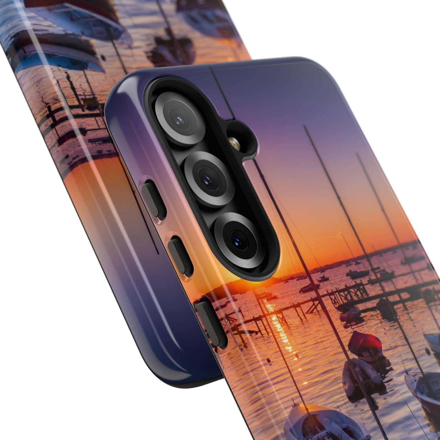 Fortune Favors the Bold: Sunset Sail Phone Case for iPhone, Samsung Galaxy and Google Pixel devices