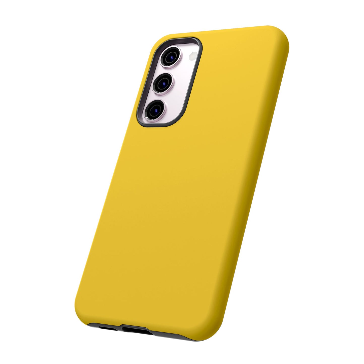Luscious Yellow: Plain Sunburst-Inspired Color for iPhone, Samsung Galaxy and Google Pixel devices