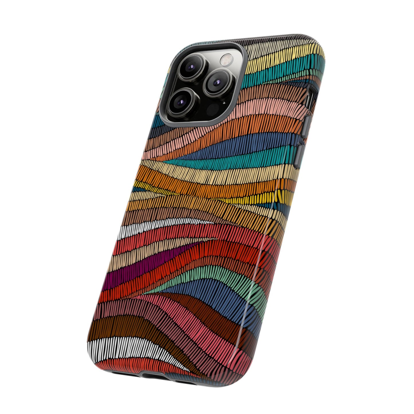 Threaded Harmony: Tapestry-inspired Phone Case for iPhone, Samsung Galaxy and Google Pixel devices