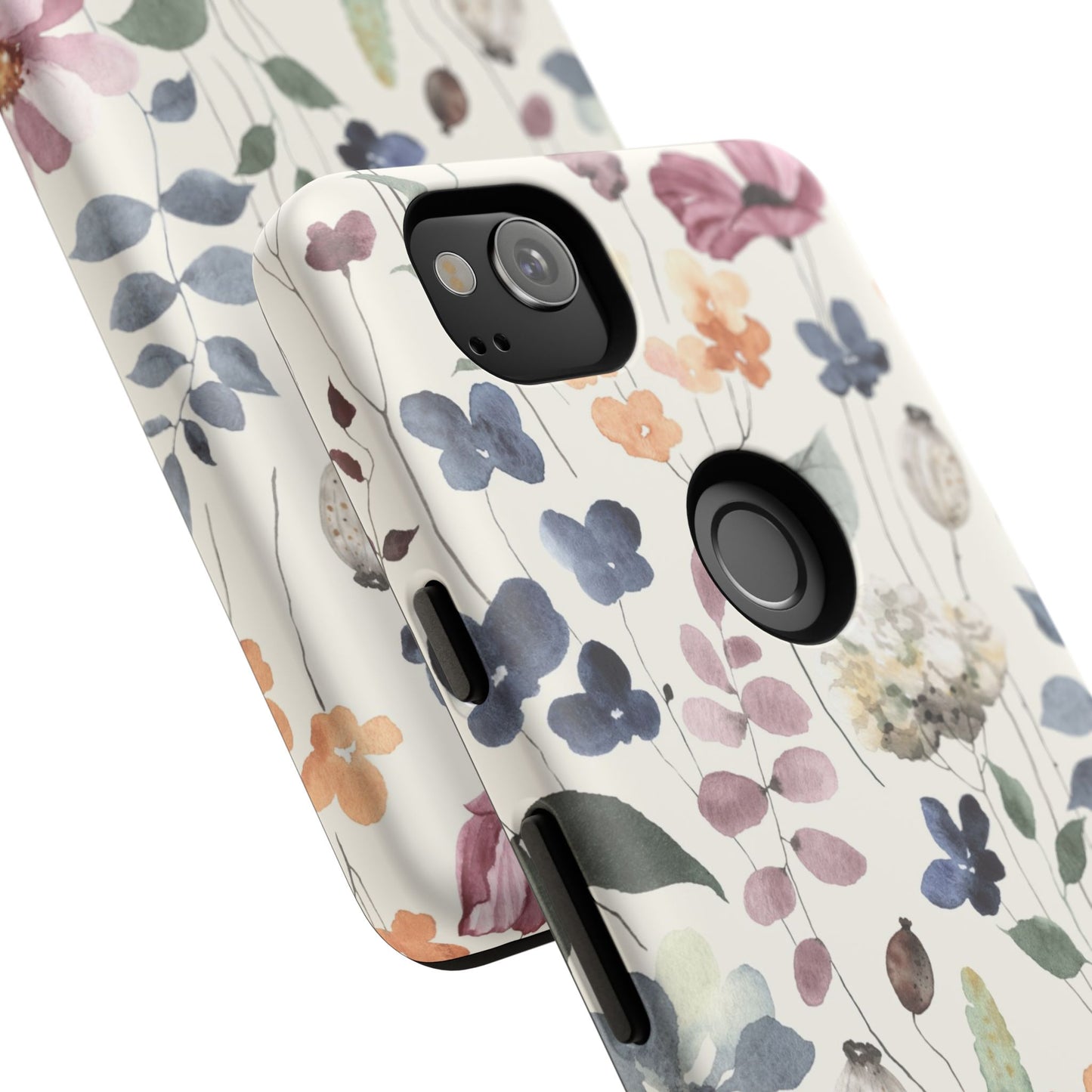 Floral prints phone case for iPhone, Samsung Galaxy and Pixel devices