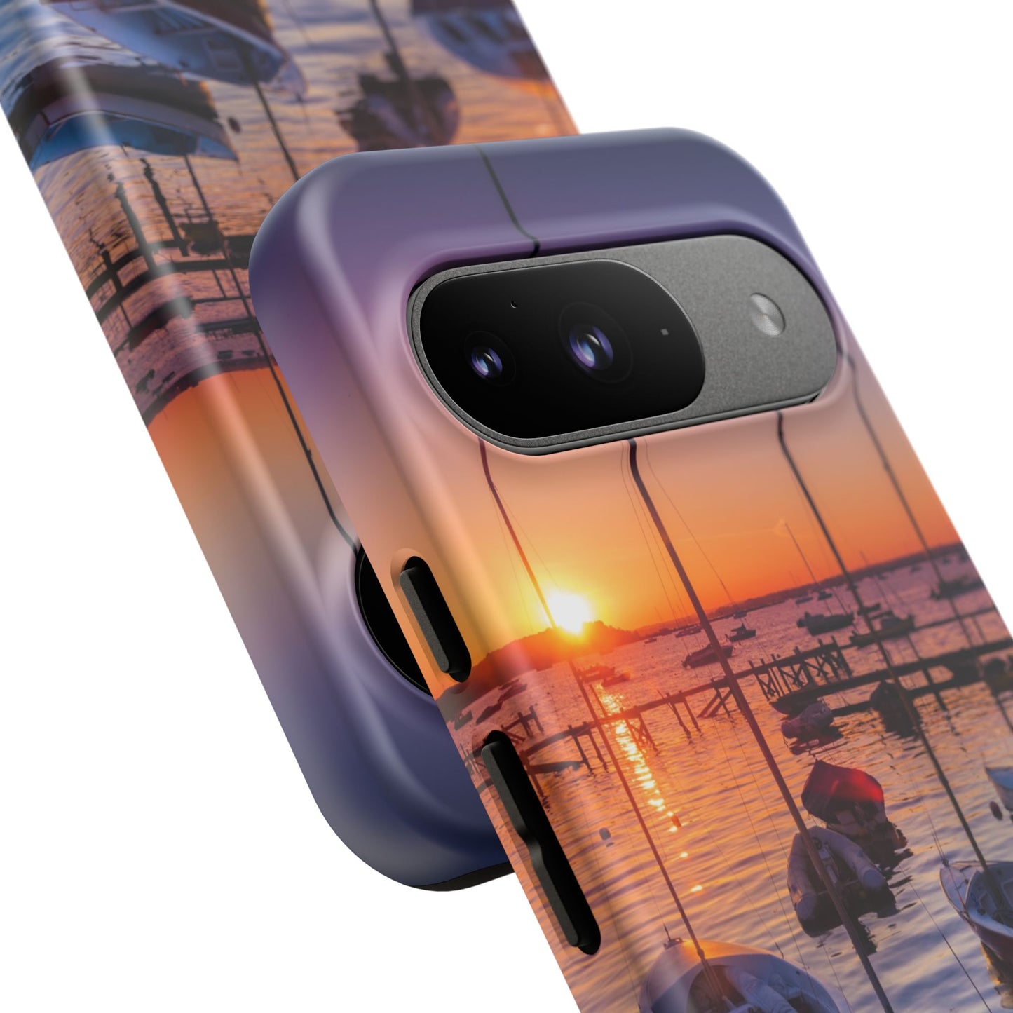 Fortune Favors the Bold: Sunset Sail Phone Case for iPhone, Samsung Galaxy and Google Pixel devices