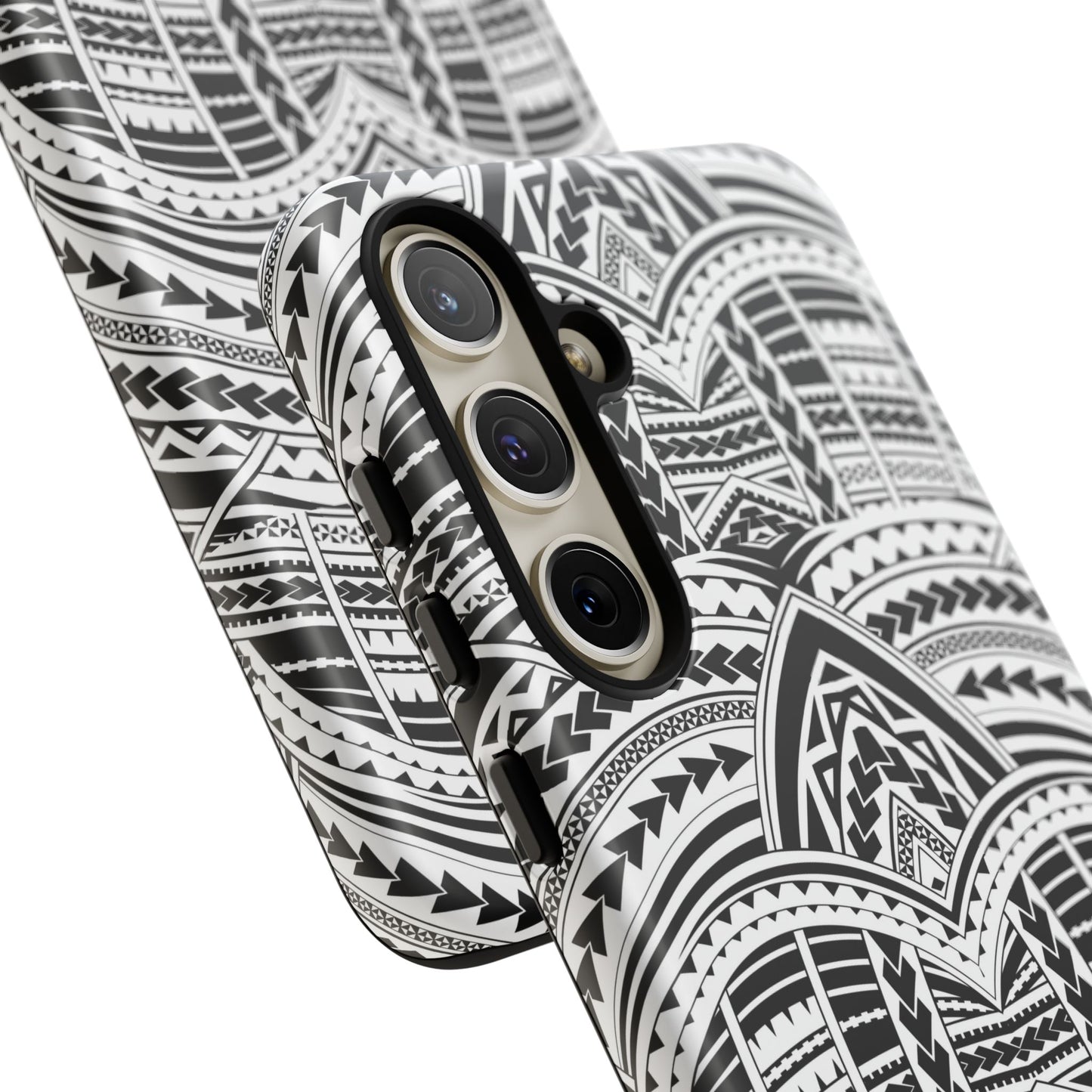 Tatoeage: telefoonhoesje met tribalpatroon voor iPhone, Samsung Galaxy en Google Pixel