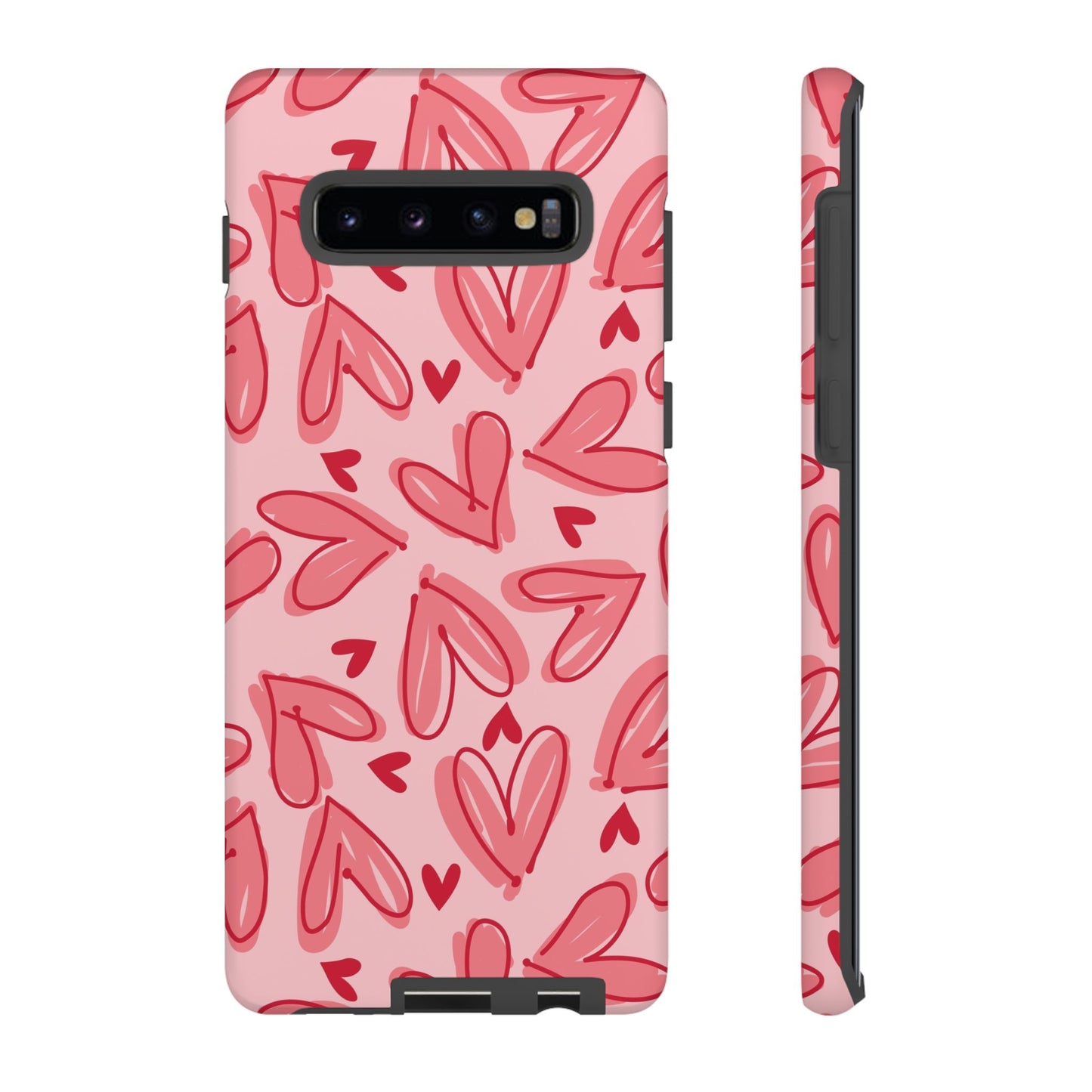 Hearts: Tough Case for iPhone, Samsung Galaxy and Google Pixel devices