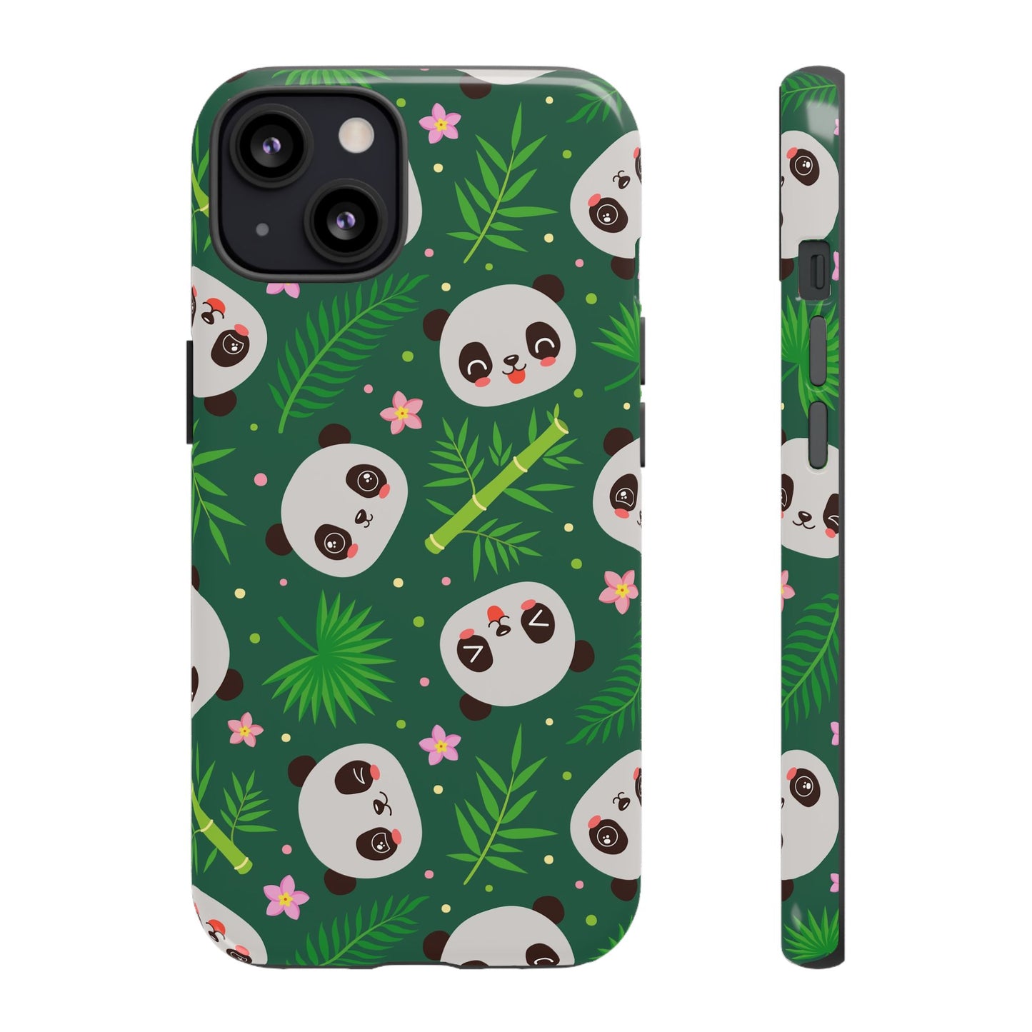 Cute Panda: Tough Case for iPhone, Samsung Galaxy and Google Pixel devices