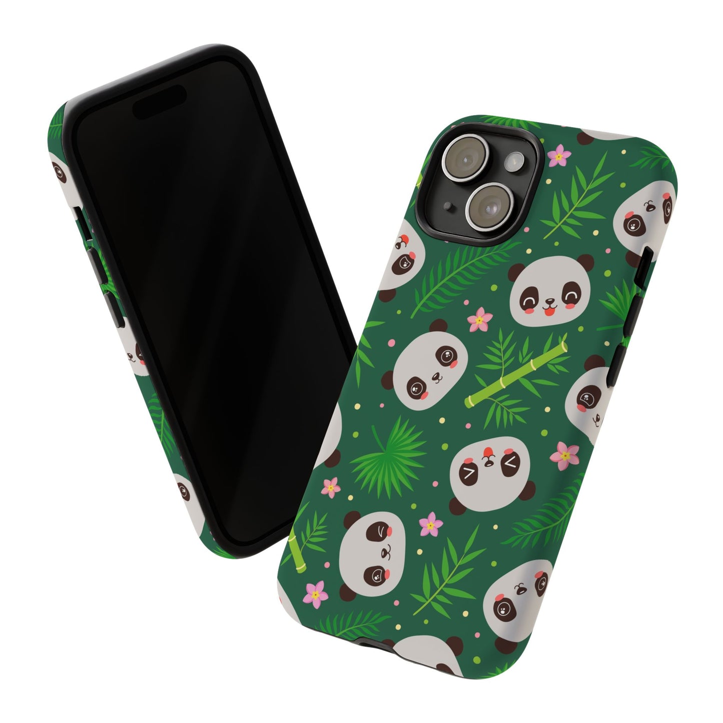 Cute Panda: Tough Case for iPhone, Samsung Galaxy and Google Pixel devices