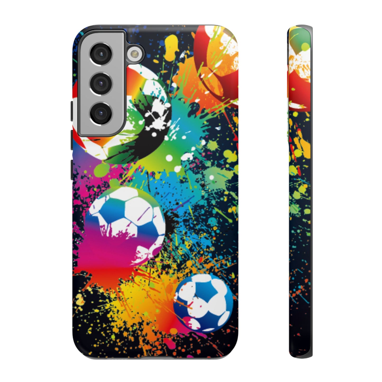 Footballer's Phone Case: Vibrant Case for iPhone, Samsung Galaxy and Google Pixel devices