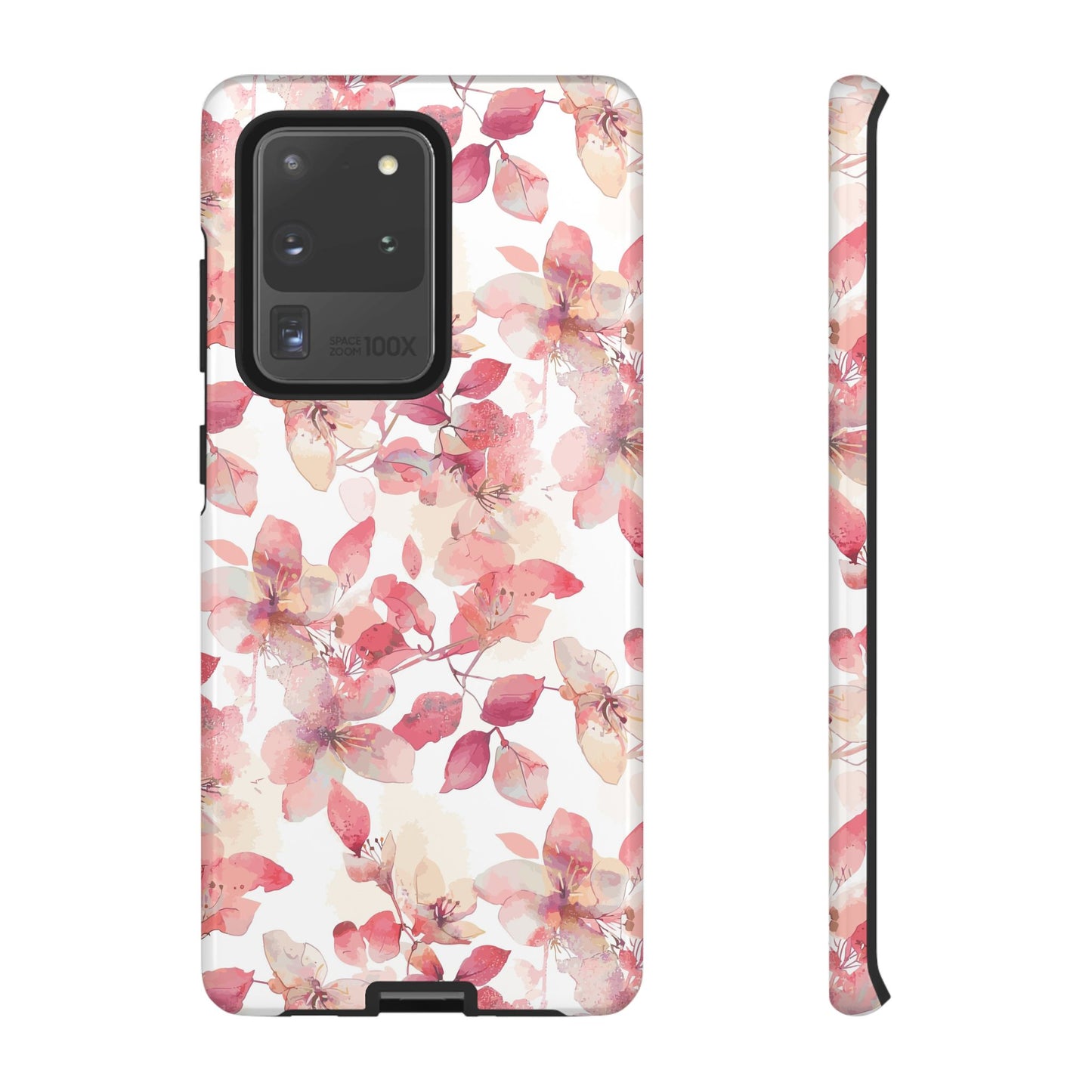 Watercolor Flowers: Tough Case for iPhone, Samsung Galaxy and Google Pixel devices