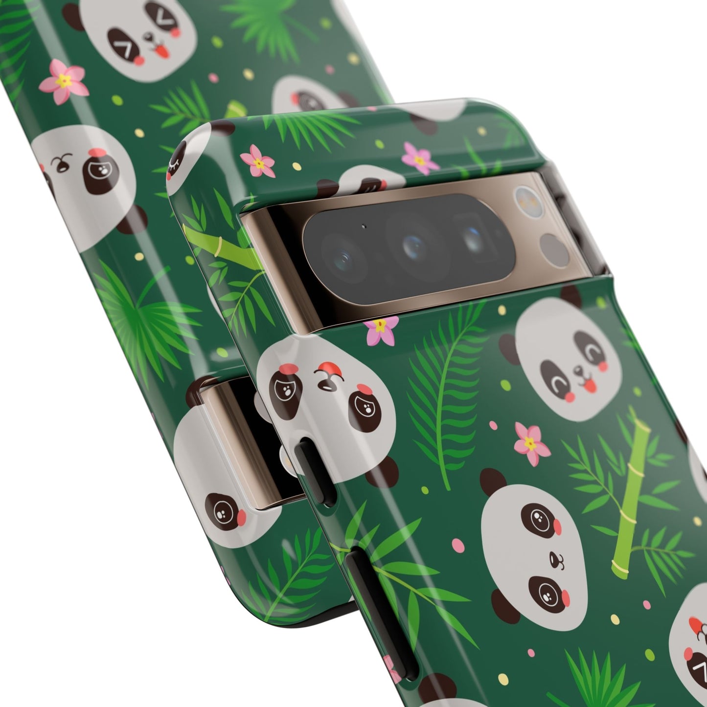 Cute Panda: Tough Case for iPhone, Samsung Galaxy and Google Pixel devices