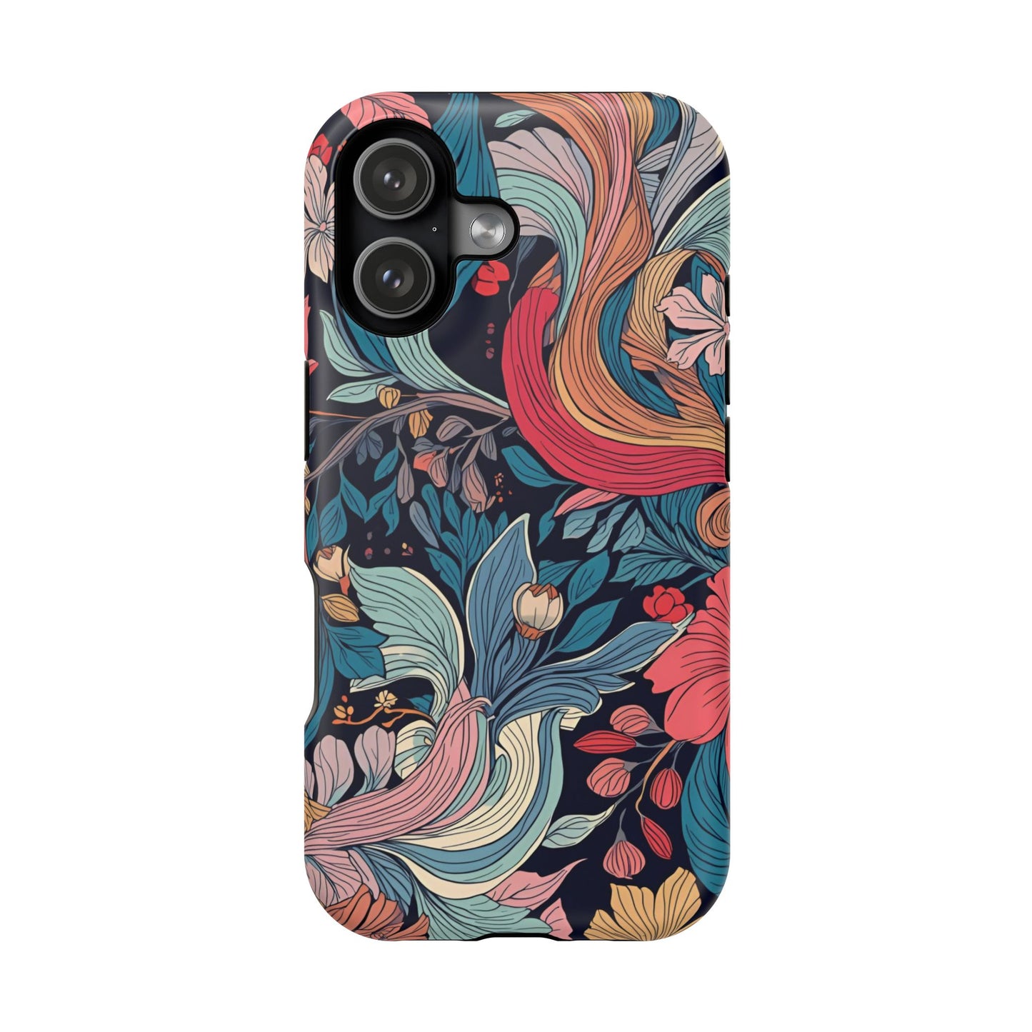 Floral Charm (MagSafe version): Fashion Phone Case for iPhone