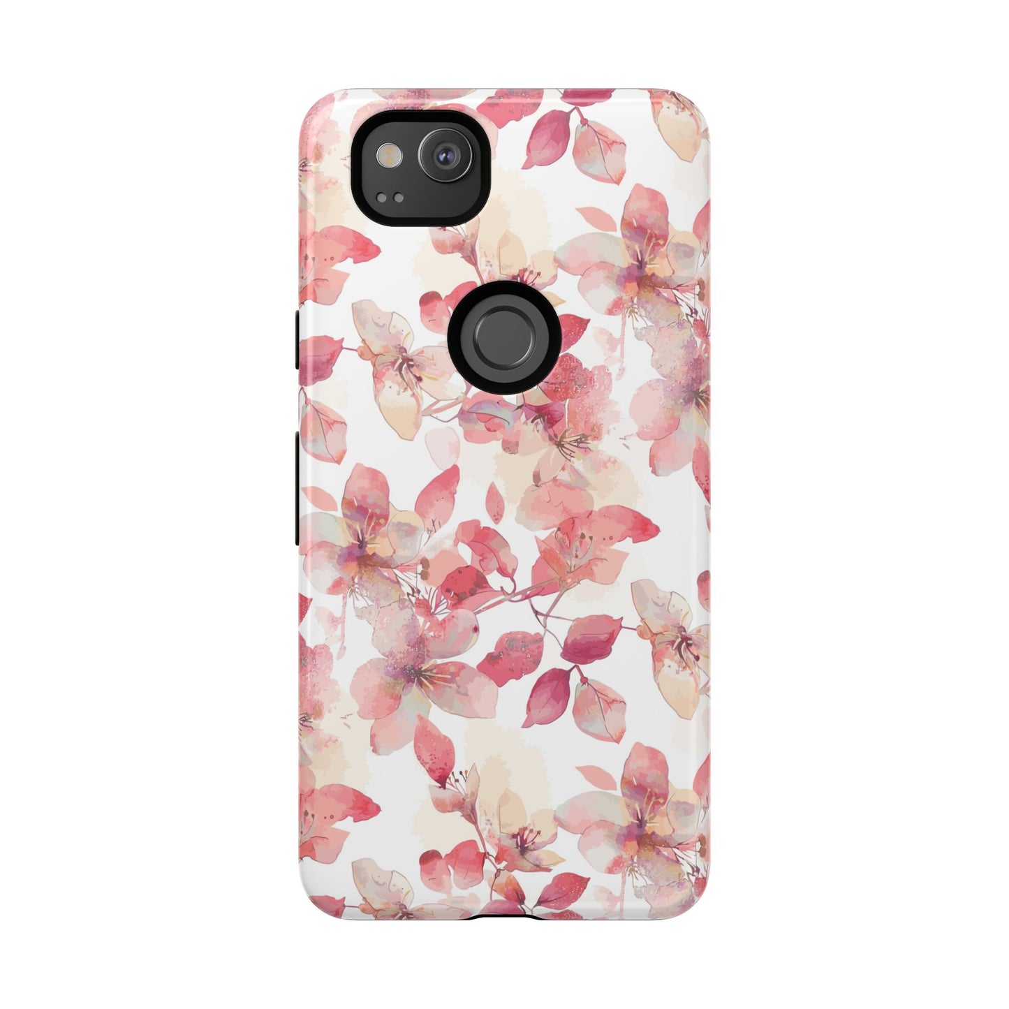 Watercolor Flowers: Tough Case for iPhone, Samsung Galaxy and Google Pixel devices