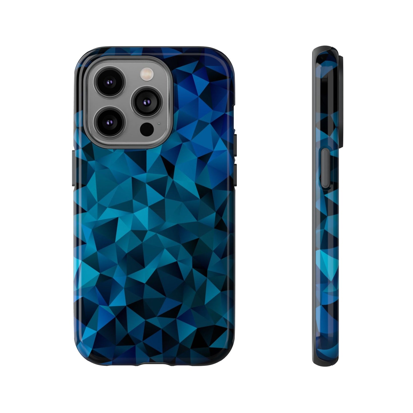 Blue Diamonds: Phone Case with Elegant Prints for iPhone, Samsung Galaxy and Google Pixel devices