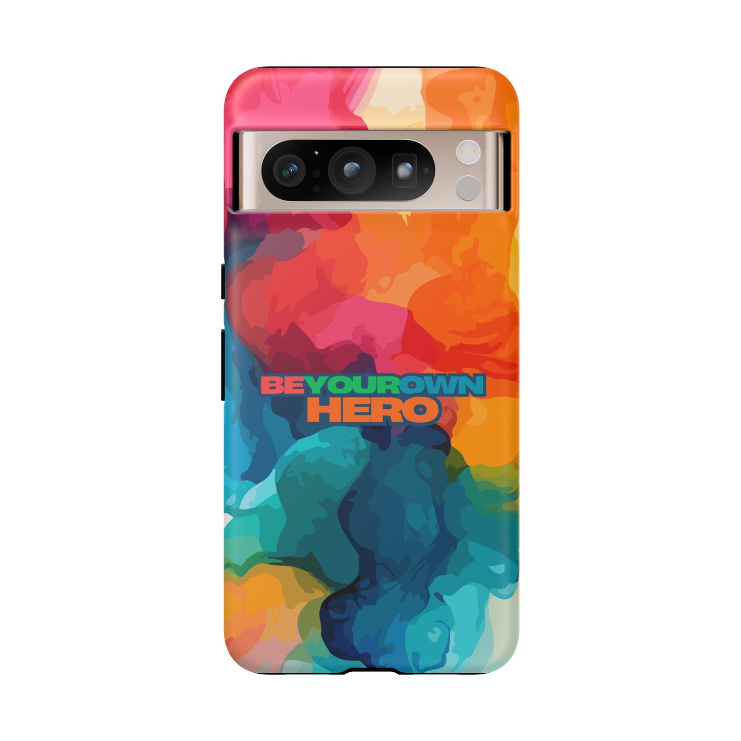 Be Your Own Hero: Tough Case for iPhone, Samsung Galaxy and Google Pixel