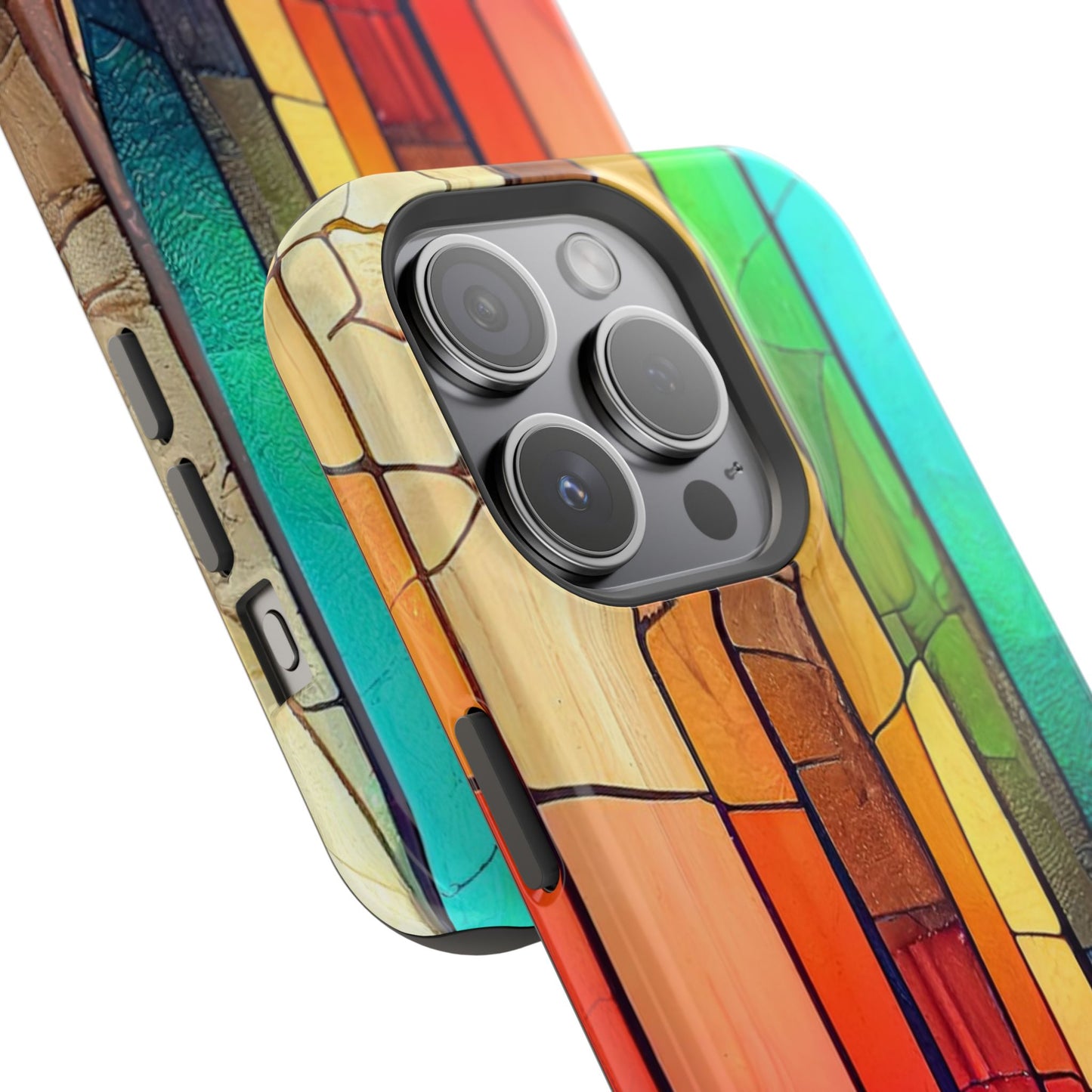 Stained Glass Design MagSafe Case for iPhone