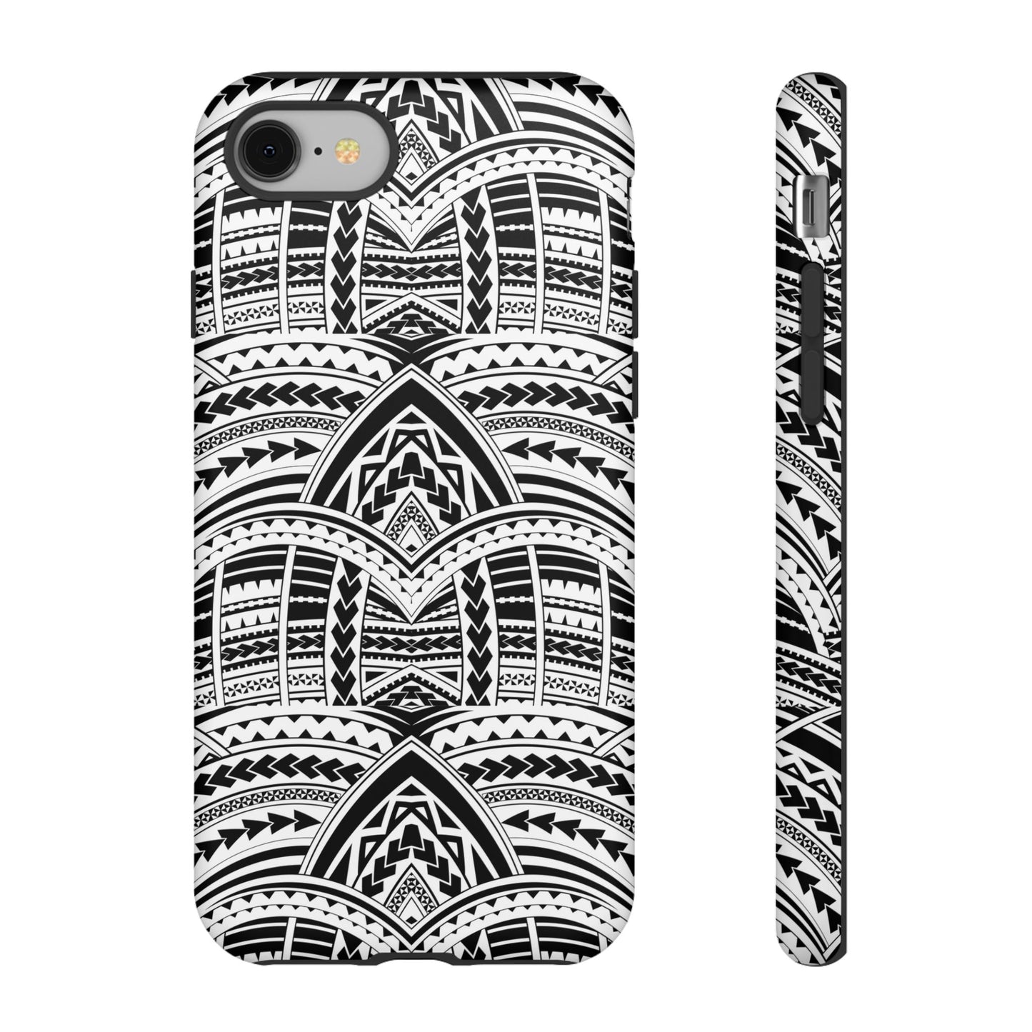 Tatoeage: telefoonhoesje met tribalpatroon voor iPhone, Samsung Galaxy en Google Pixel