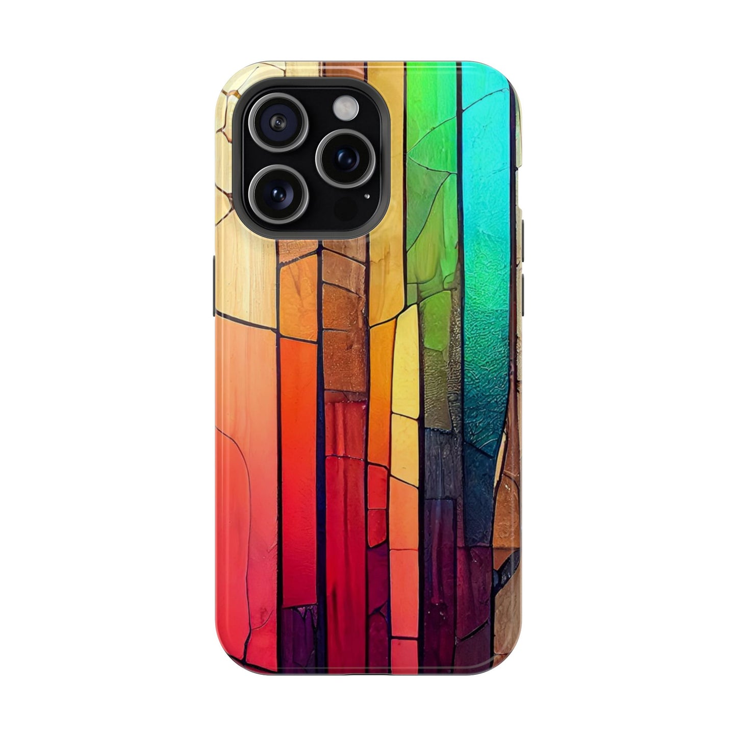 Stained Glass Design MagSafe Case for iPhone