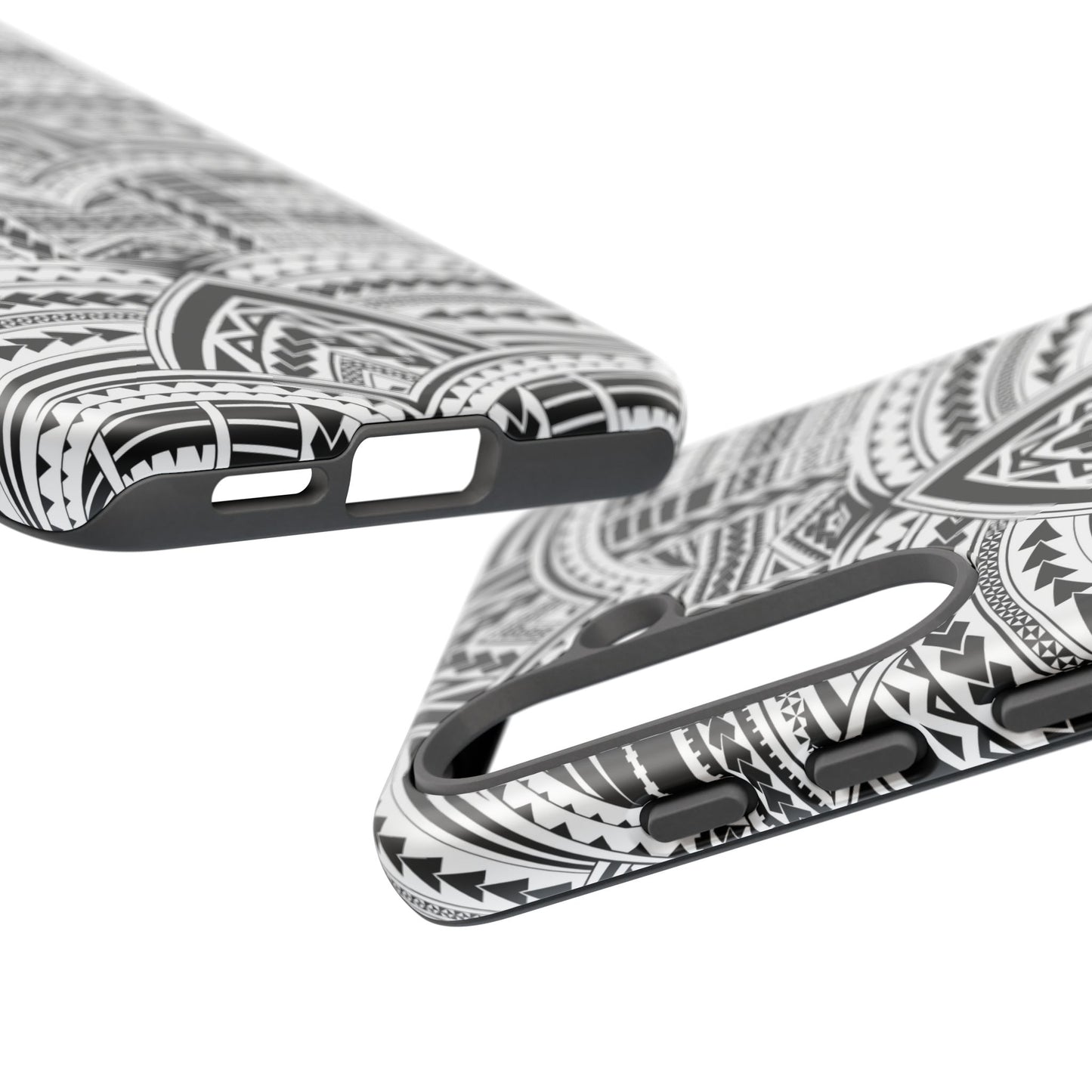Tatoeage: telefoonhoesje met tribalpatroon voor iPhone, Samsung Galaxy en Google Pixel