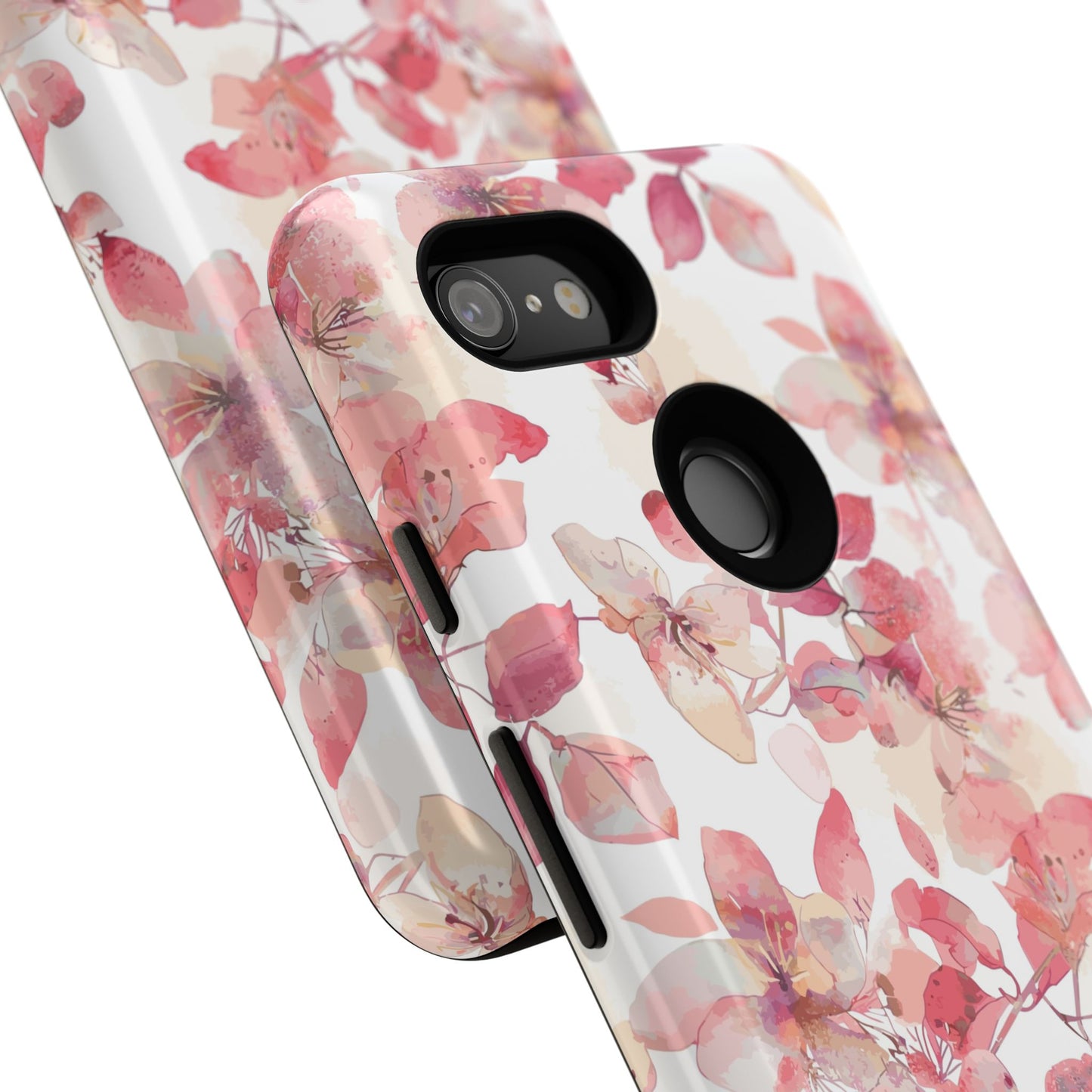 Watercolor Flowers: Tough Case for iPhone, Samsung Galaxy and Google Pixel devices