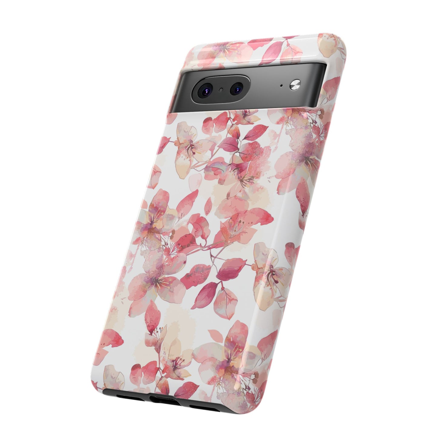 Watercolor Flowers: Tough Case for iPhone, Samsung Galaxy and Google Pixel devices