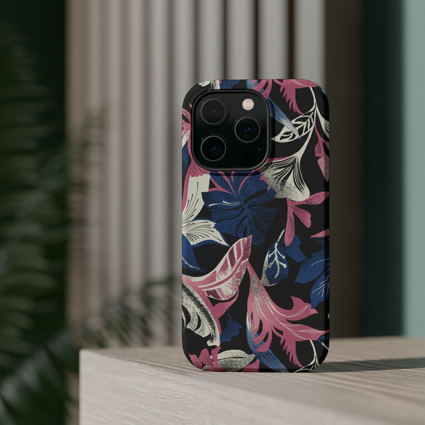 Tropique (MagSafe version): Palm & Fall Fusion Phone Case for iPhone
